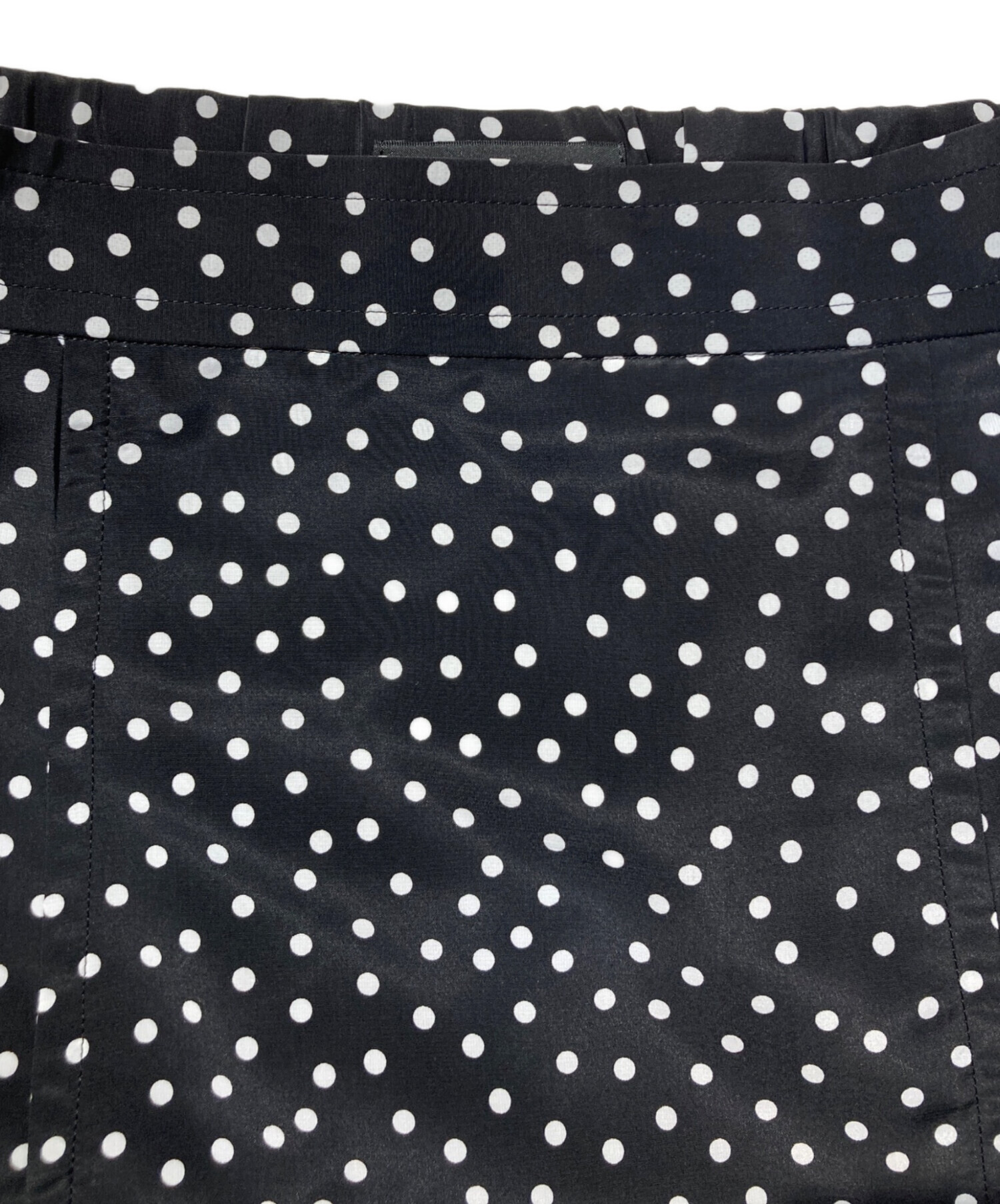 中古・古着通販】SINME (シンメ) ドットフレアスカート ブラック