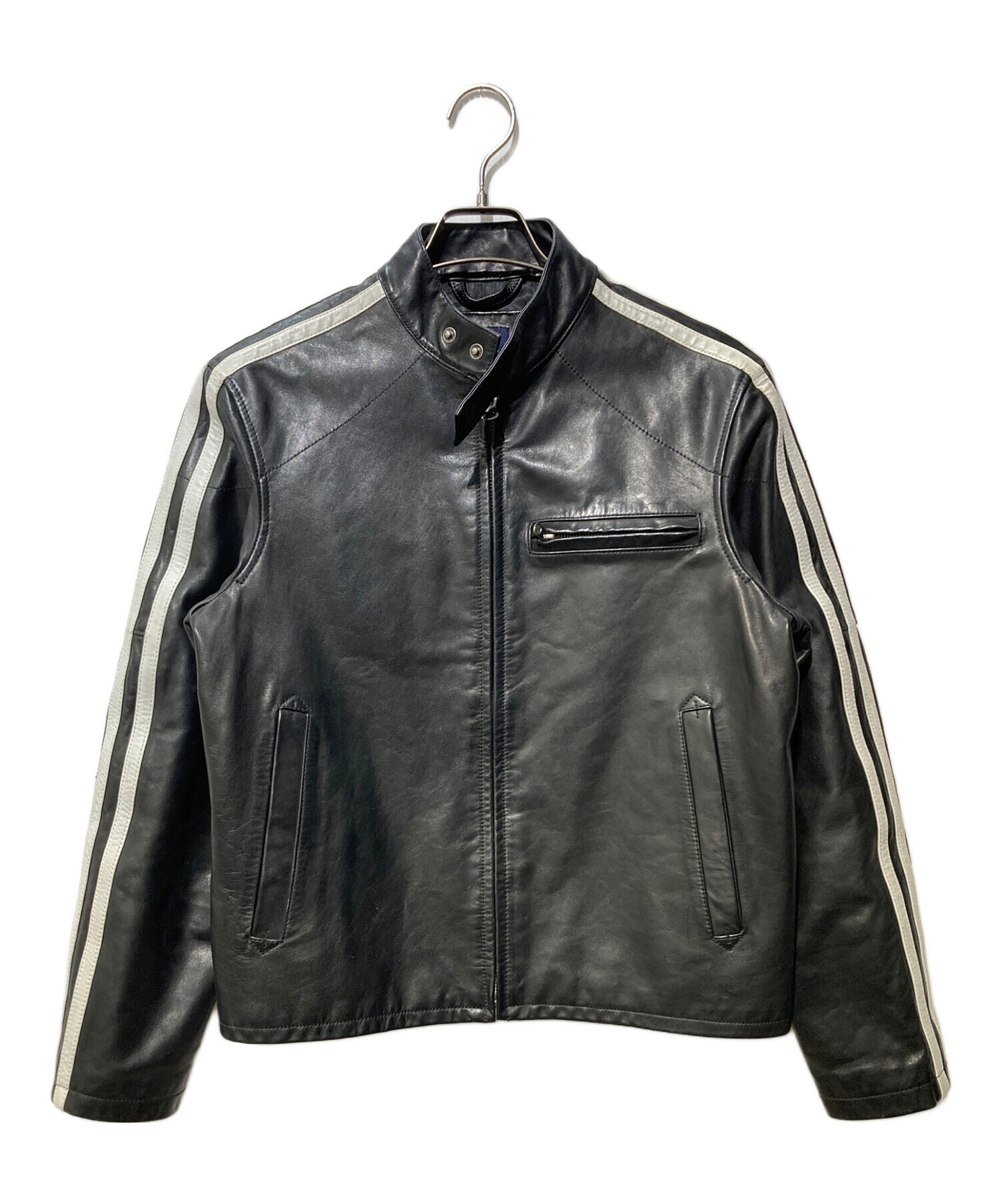 GAP ブラック ライダースジャケット 新品未使用 L 中古・古着通販】GAP (ギャップ) シングルライダースジャケット