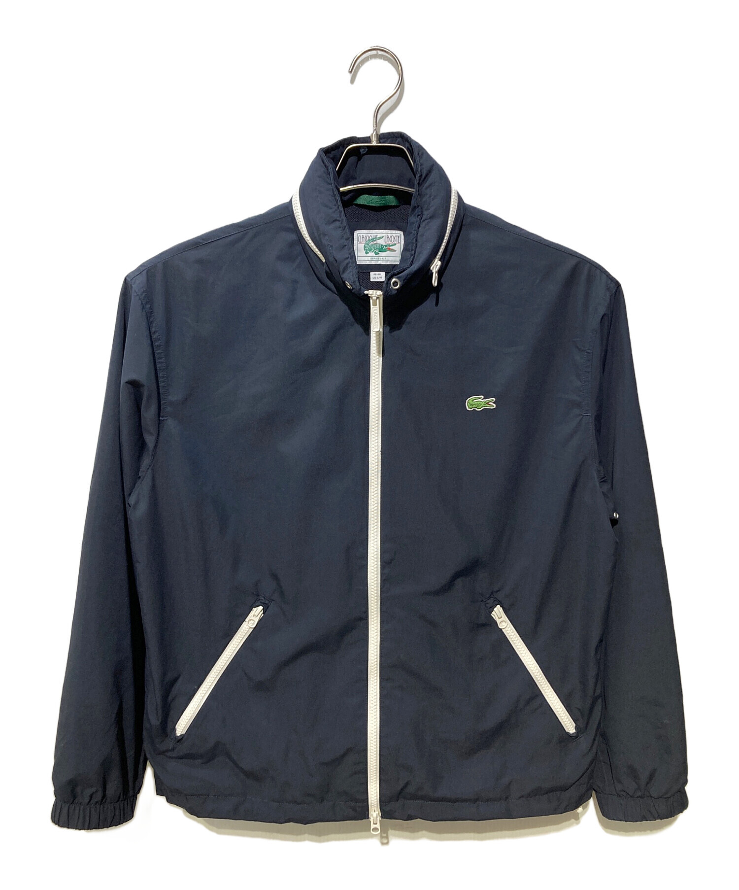中古・古着通販】LACOSTE (ラコステ) 配色撥水ジャケット ネイビー 