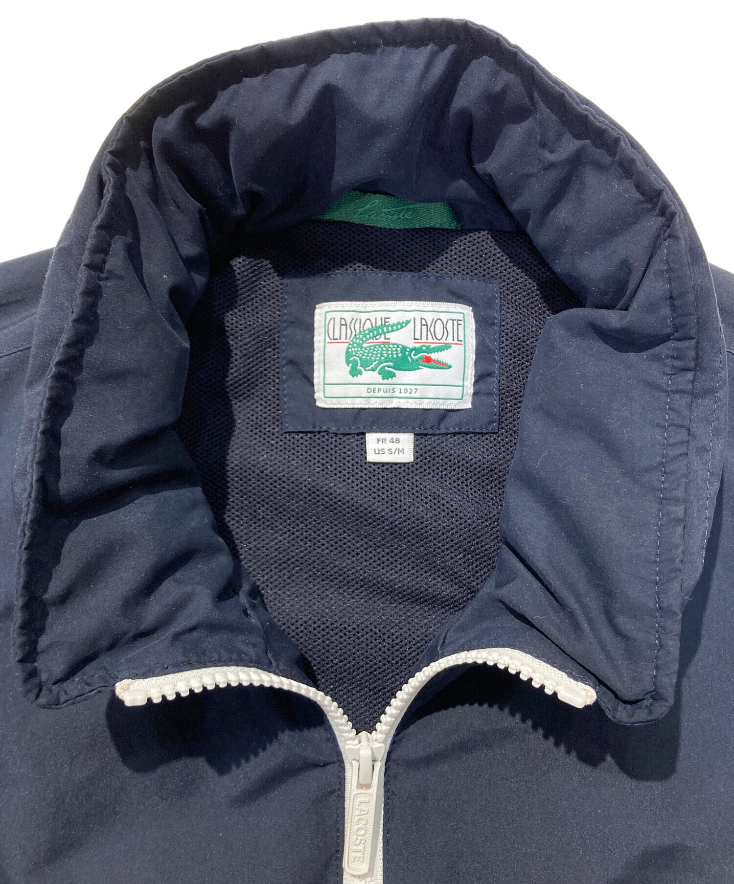 中古・古着通販】LACOSTE (ラコステ) 配色撥水ジャケット ネイビー 