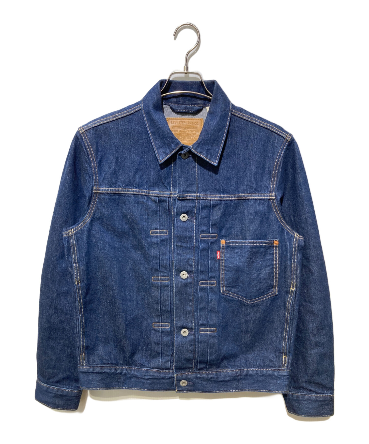 リーバイス TYPE I トラッカージャケット セルビッジ Lサイズ 中古・古着通販】LEVI'S (リーバイス) TYPE I トラッカージャケット