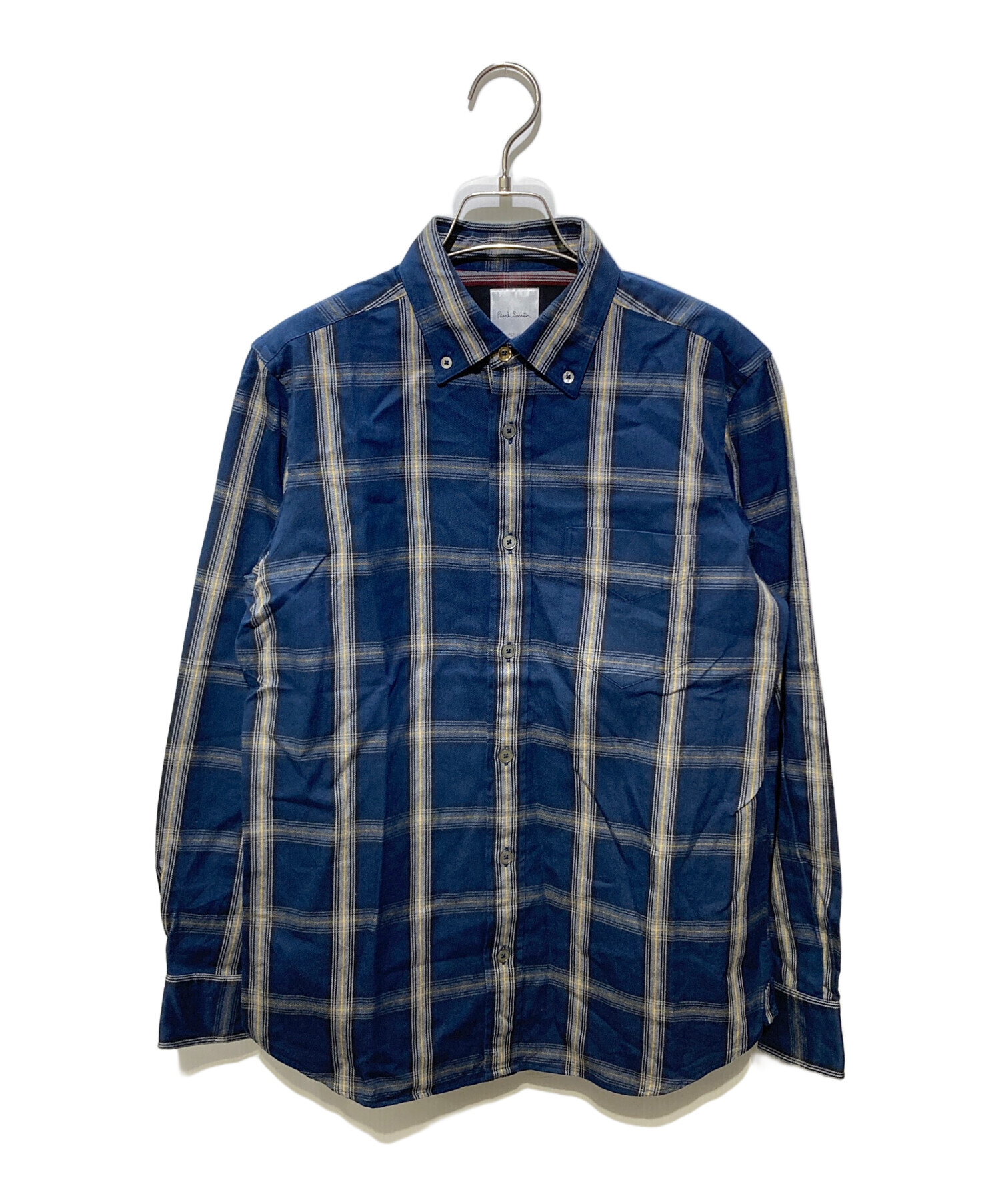 中古・古着通販】PAUL SMITH (ポールスミス) チェックシャツ ブルー