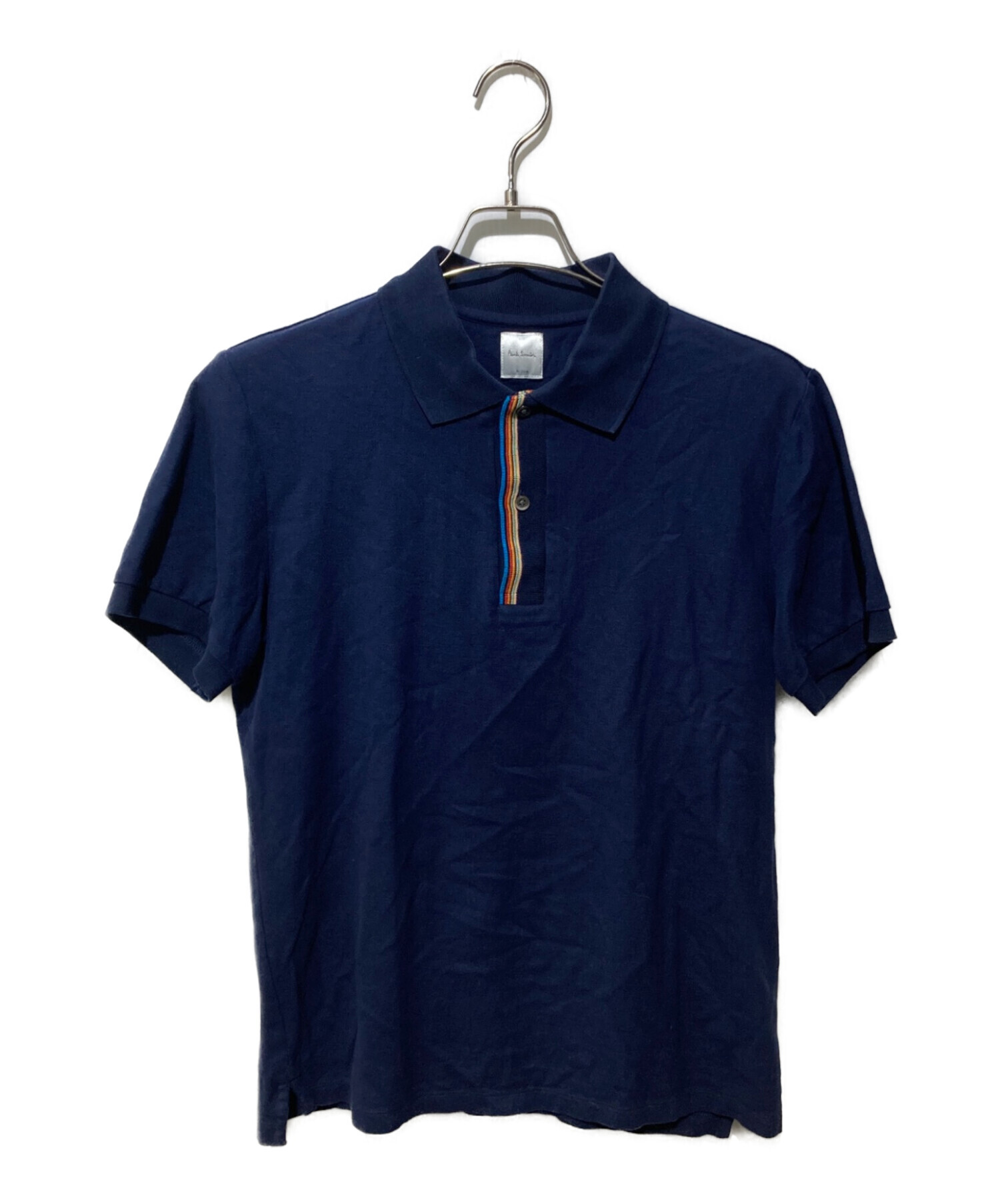 【新品タグ付き】ポールスミス 半袖ポロシャツ M ネイビー 中古・古着通販】Paul Smith (ポールスミス) 半袖ポロシャツ ネイビー