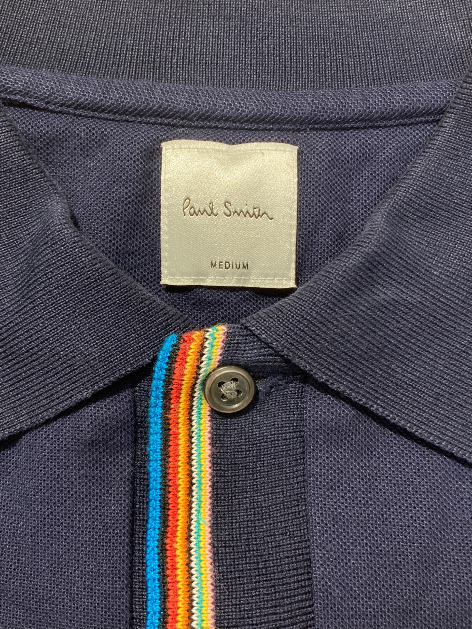 中古・古着通販】Paul Smith (ポールスミス) 半袖ポロシャツ ネイビー
