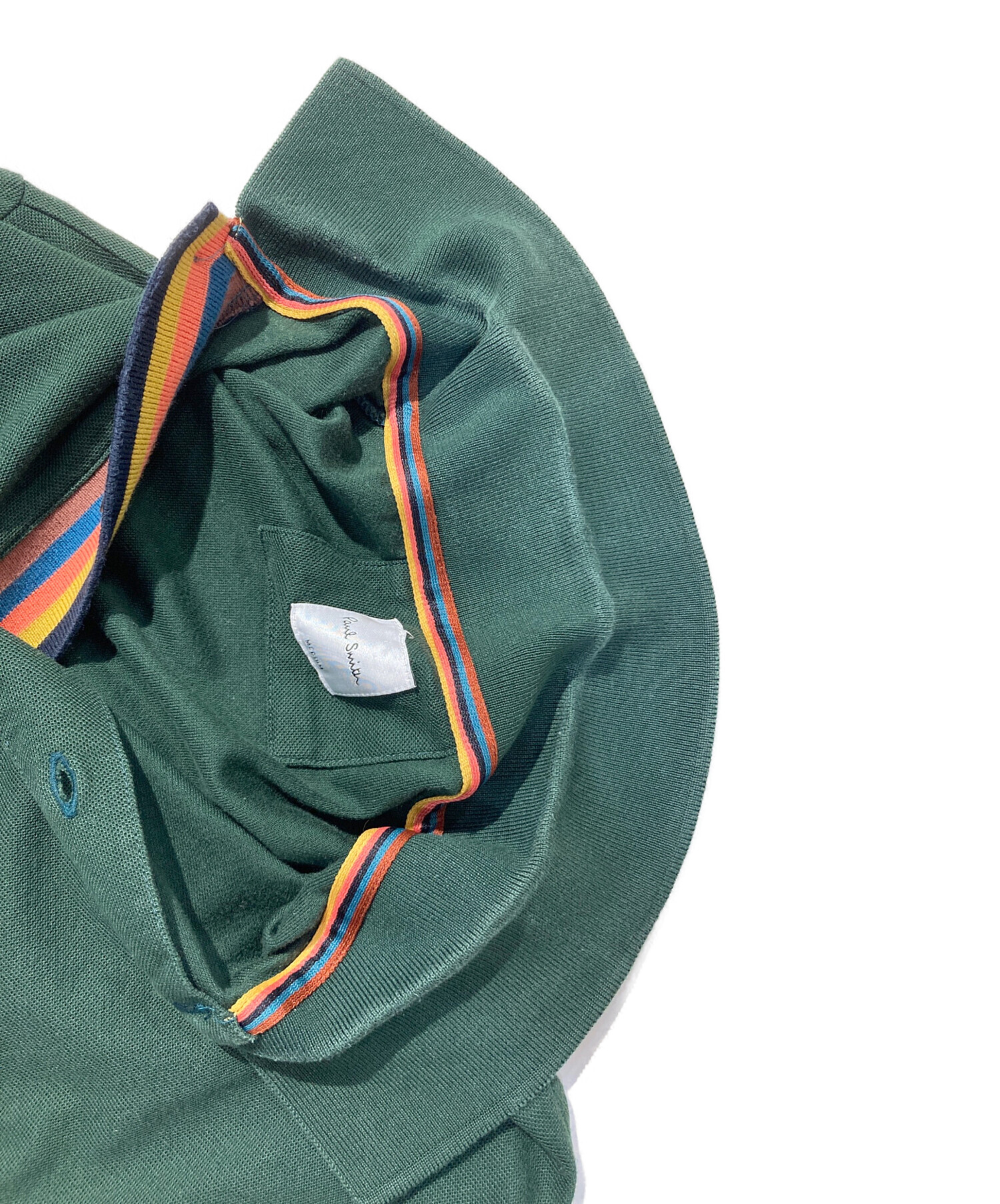 中古・古着通販】PAUL SMITH (ポールスミス) 半袖ポロシャツ グリーン 