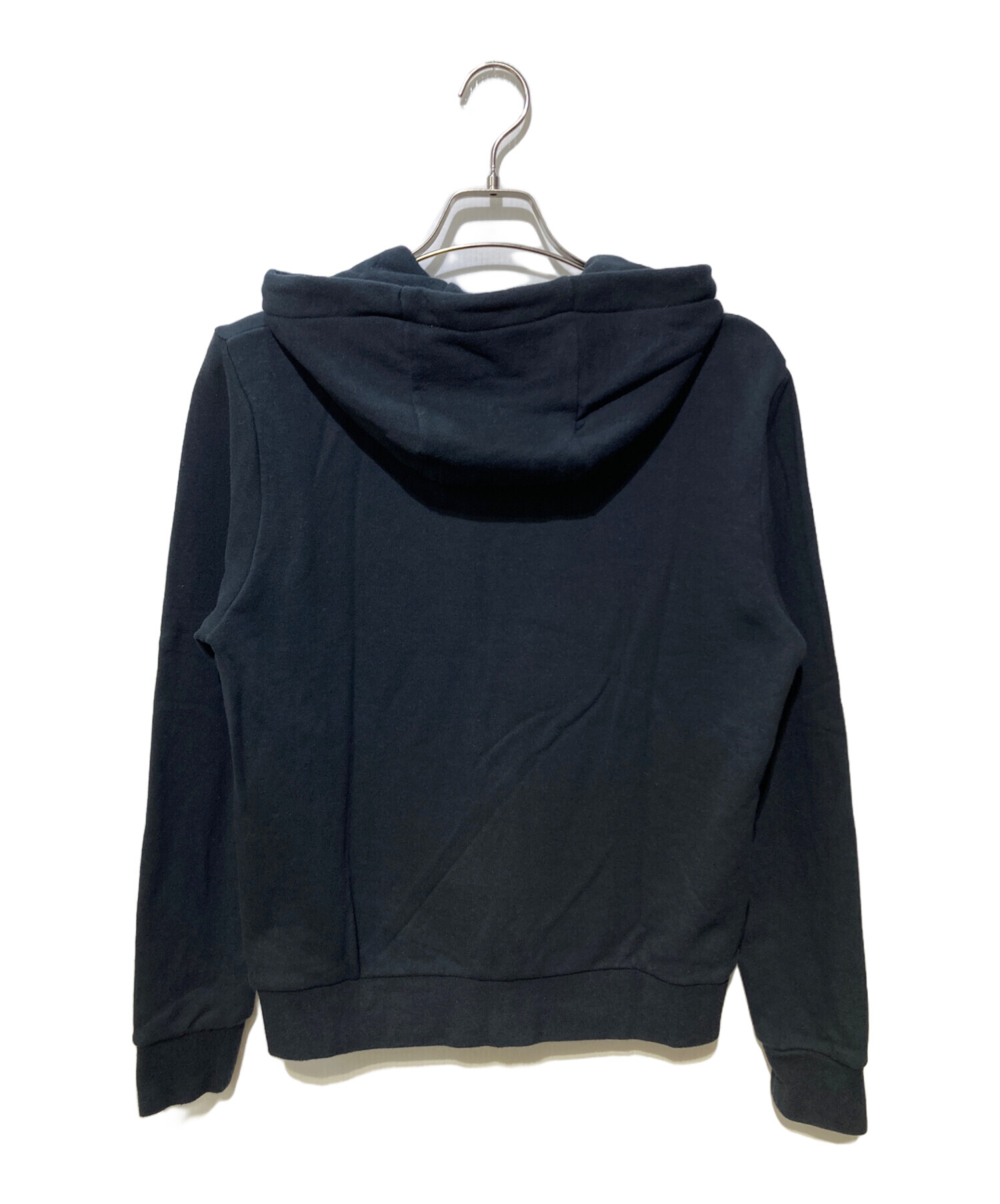 PaulSmith ss 刺繍入り黒フード パーカー 美品】Paul Smith ポールスミス カラフルな馬の刺繍パーカー Lサイズ