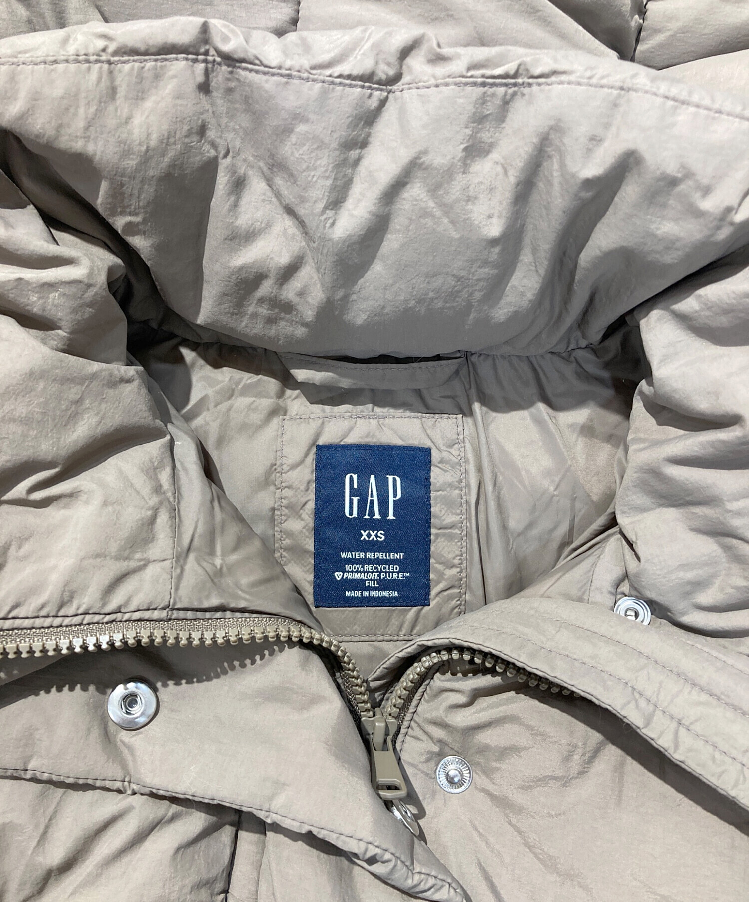 中古・古着通販】GAP (ギャップ) プリマロフトフーデッドジャケット