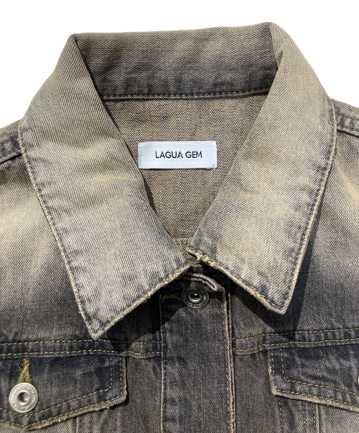 中古・古着通販】LAGUA GEM (ラグアジェム) CUT OFF COMPACTデニム