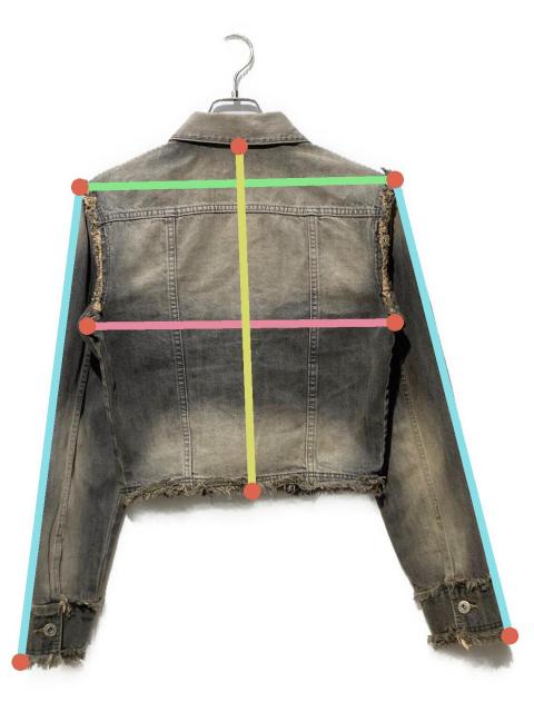 中古・古着通販】LAGUA GEM (ラグアジェム) CUT OFF COMPACTデニム