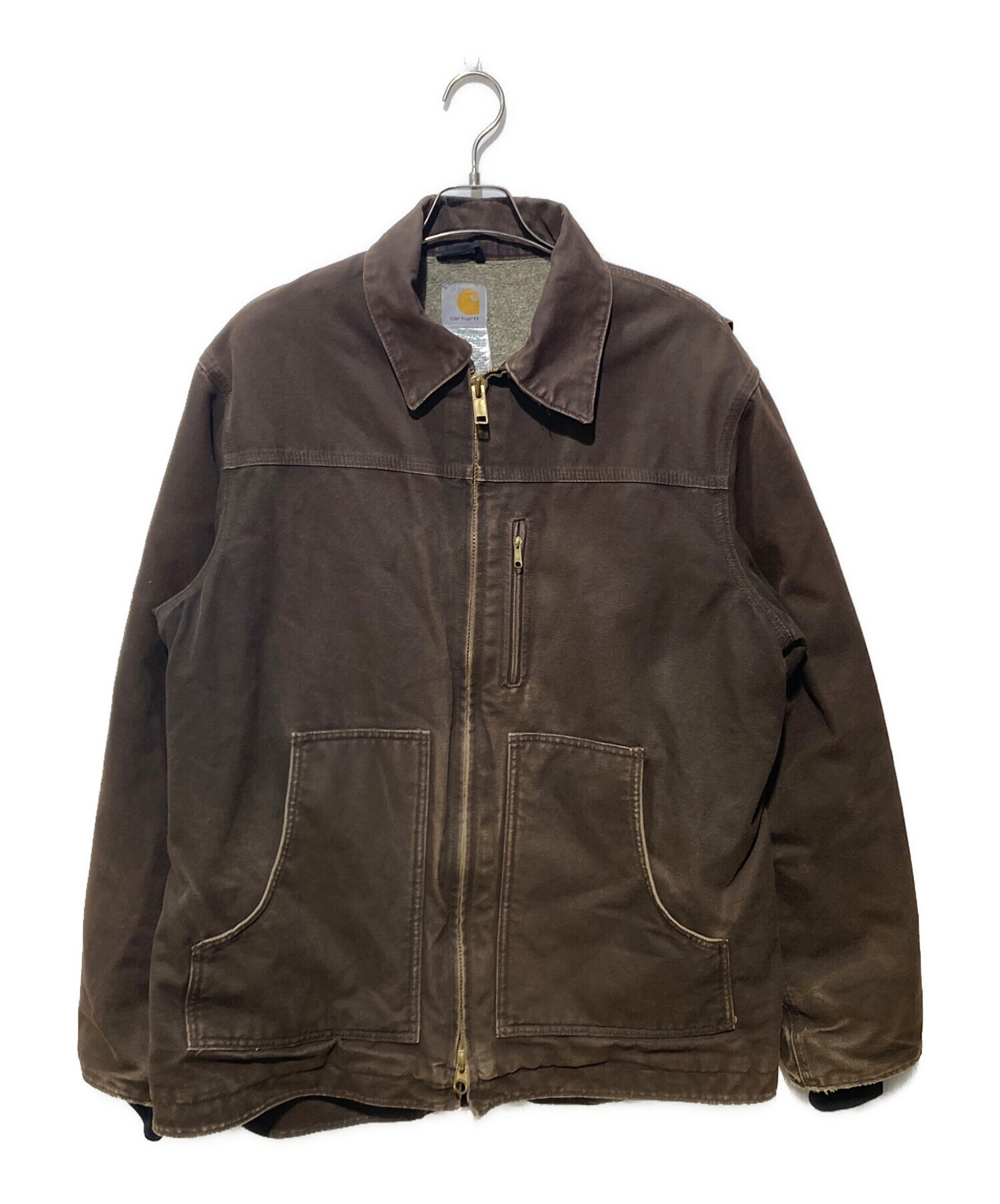 パ*ん様 古着　carharttダックジャケット　Lサイズ 中古・古着通販】CarHartt (カーハート) ダックジャケット ブラウン
