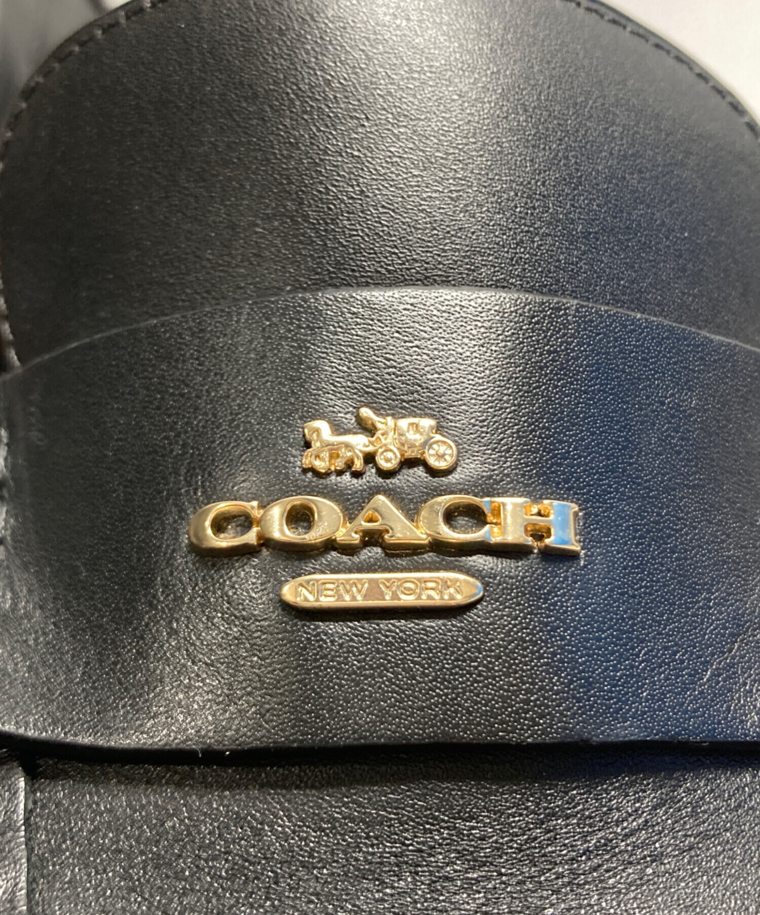 中古・古着通販】COACH (コーチ) ルーシーローファー ブラック サイズ 
