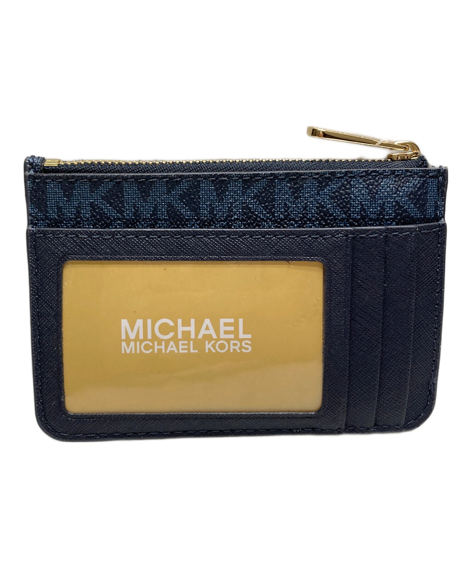 中古・古着通販】MICHAEL KORS (マイケル・コース) パスケース ブルー 