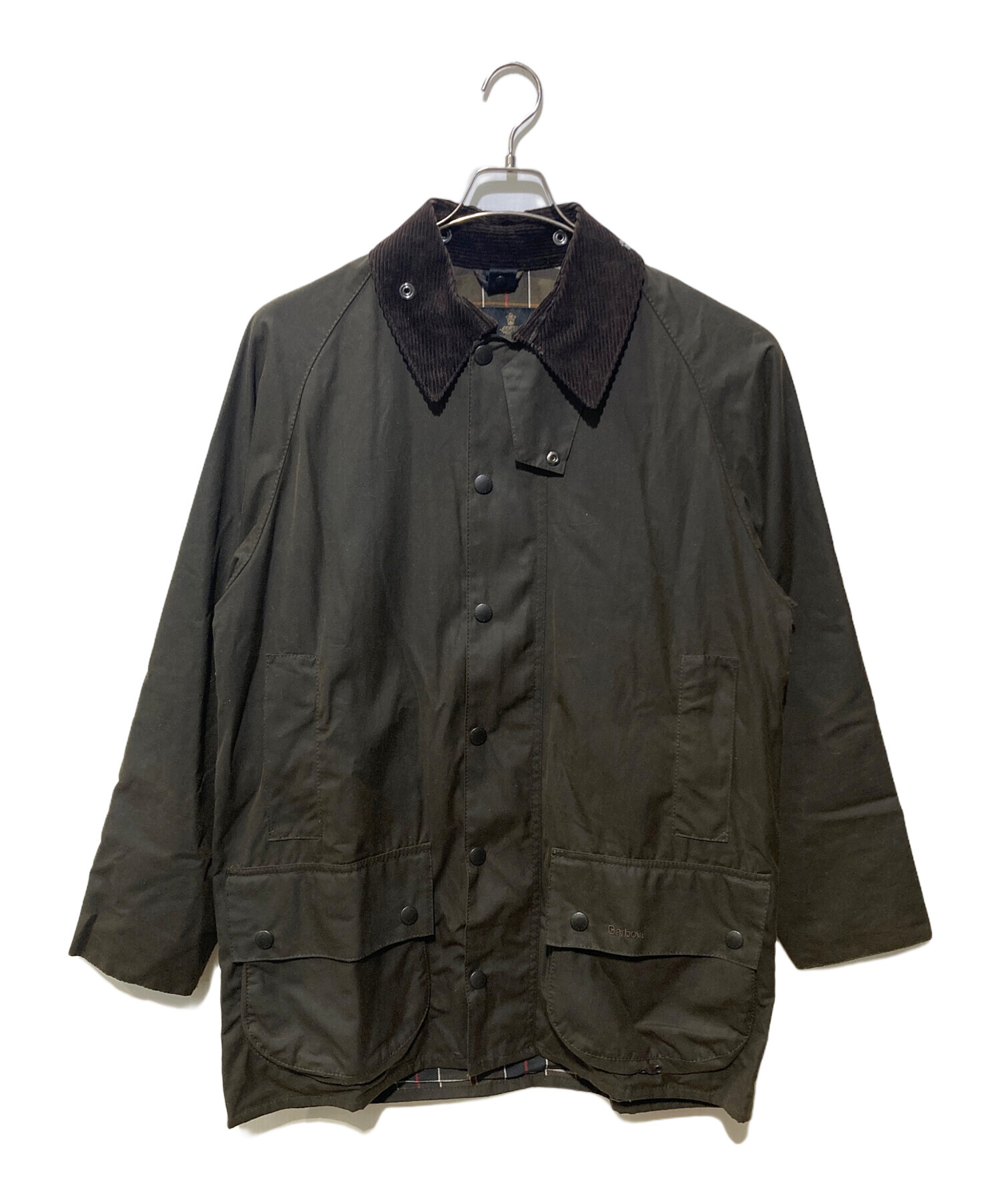 古着Barbour バブアー　ノーオイルジャケット フード付き　Lサイズ 中古・古着通販】Barbour (バブアー) オイルドジャケット ブラウン