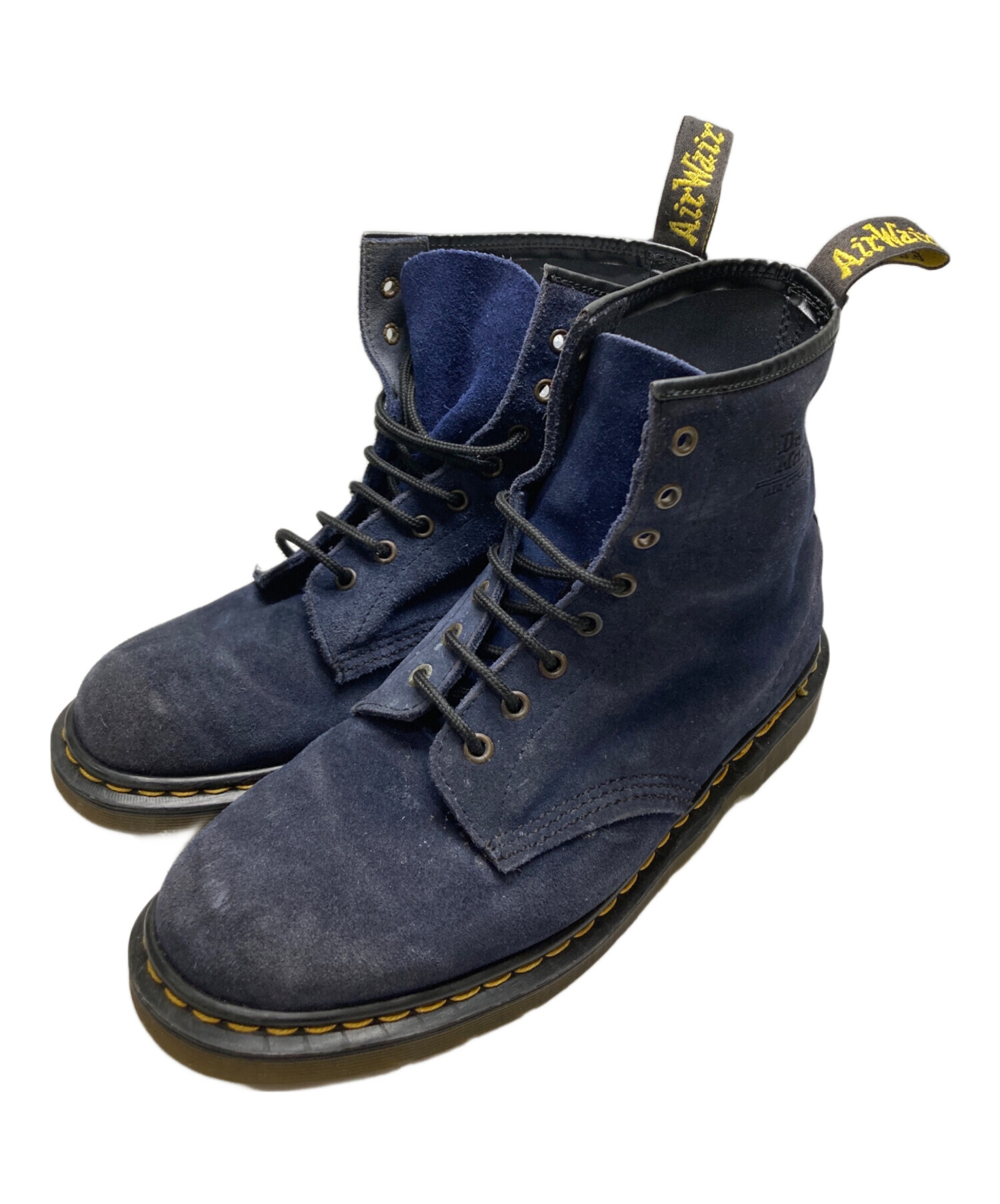 ドクターマーチン ネイビーブルー 中古・古着通販】Dr.Martens (ドクターマーチン) スエード8ホール