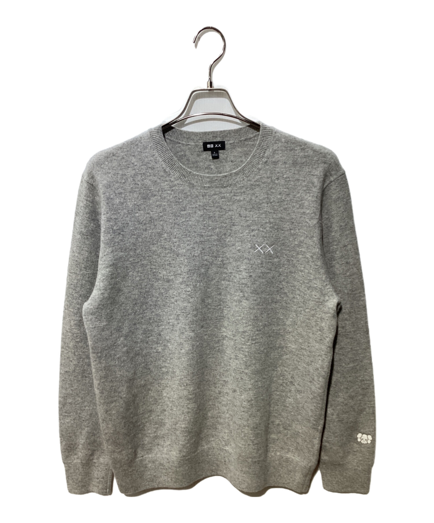 中古・古着通販】UNIQLO (ユニクロ) KAWS (カウズ) カシミヤクルー 