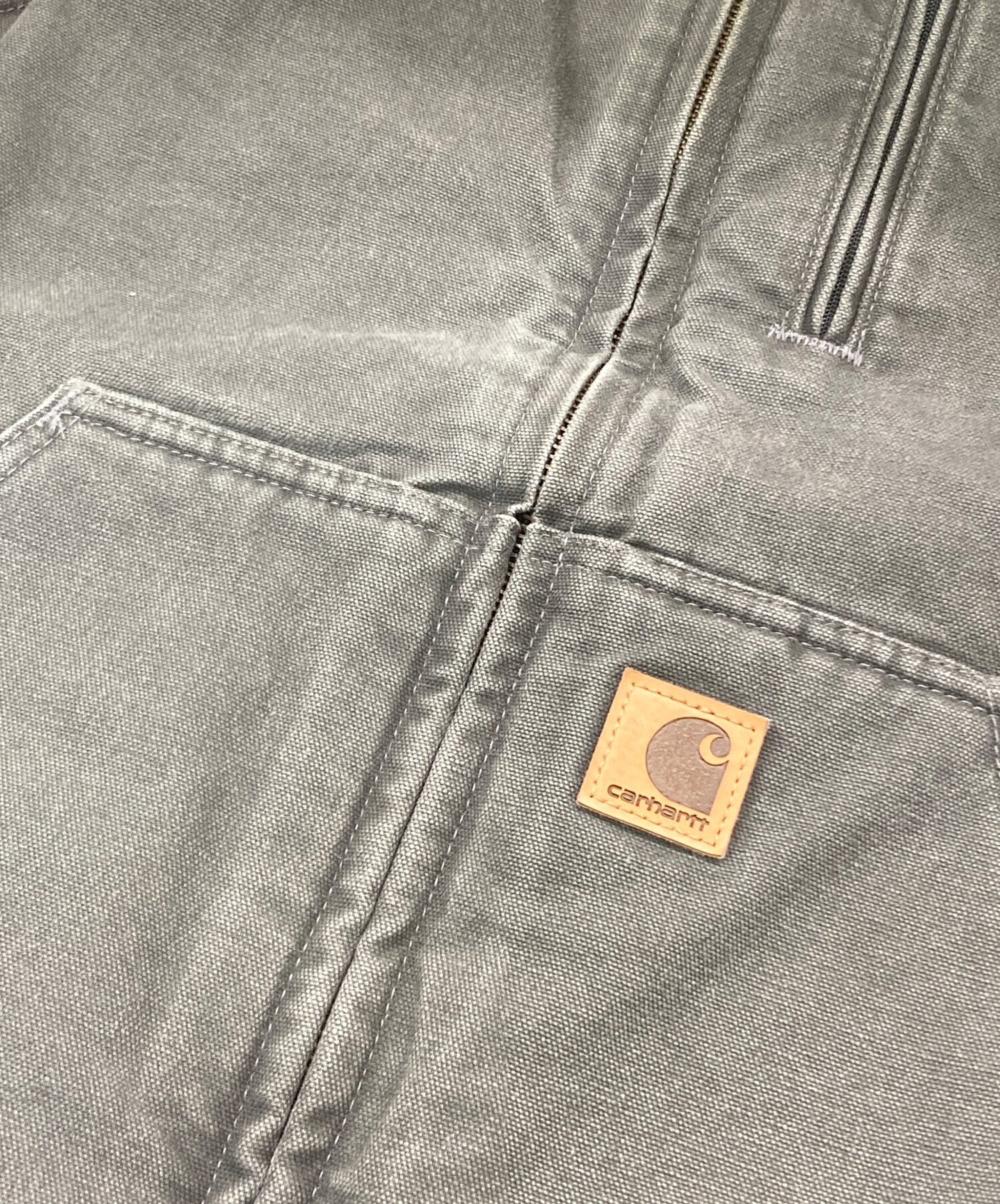 中古・古着通販】CarHartt (カーハート) ダックベスト グレー サイズ:L