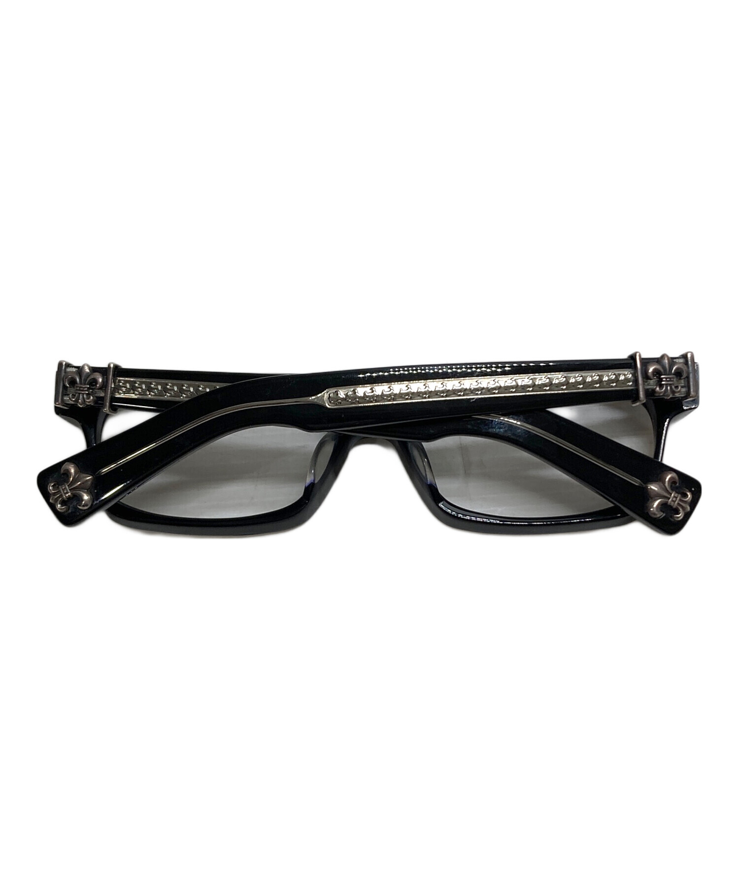 中古・古着通販】CHROME HEARTS (クロムハーツ) 伊達眼鏡 ブラック