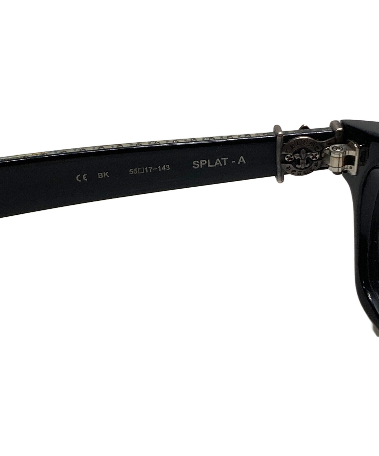 中古・古着通販】CHROME HEARTS (クロムハーツ) 伊達眼鏡 ブラック 