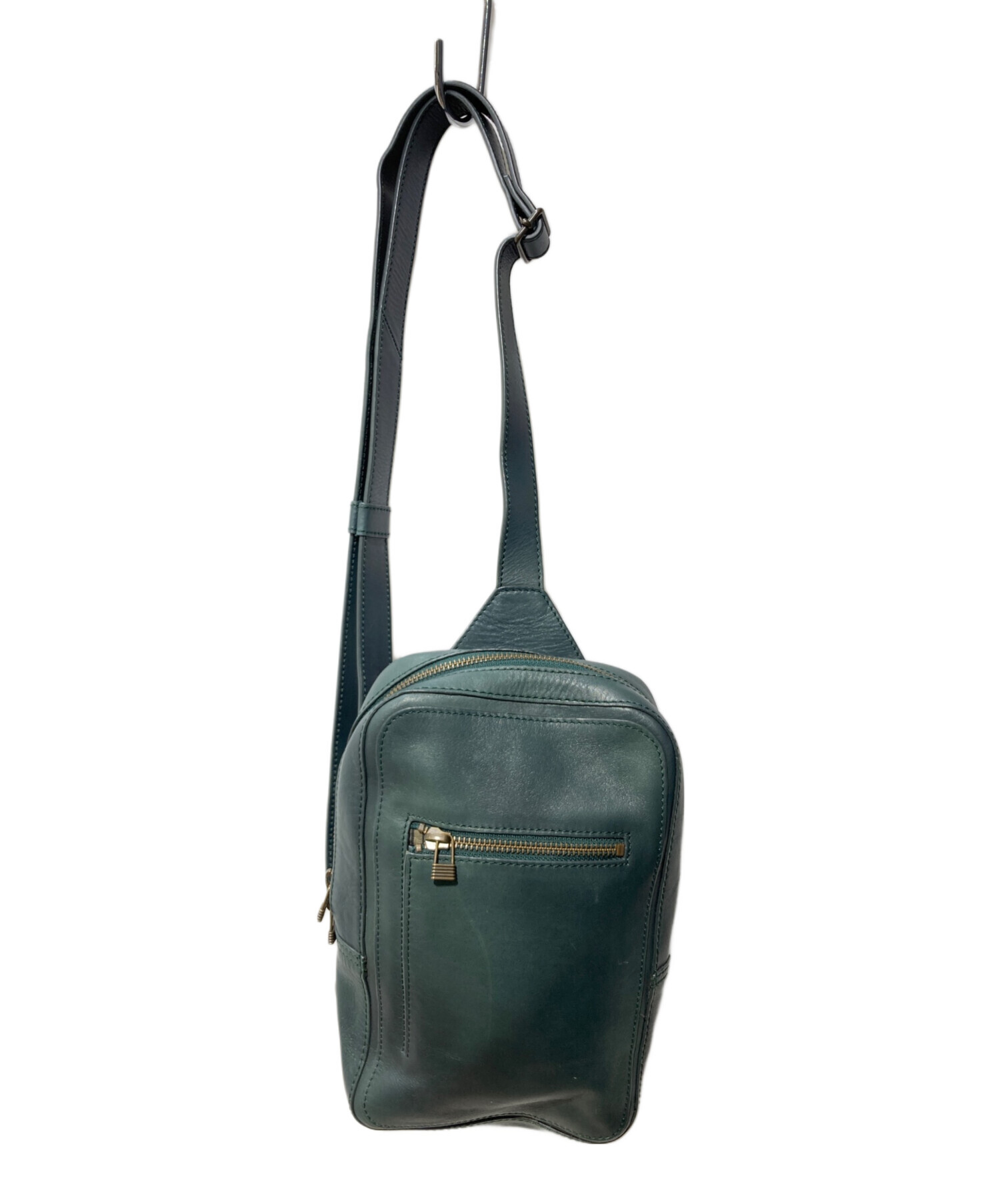 中古・古着通販】MOTHERHOUSE (マザーハウス) レザーショルダーバッグ 