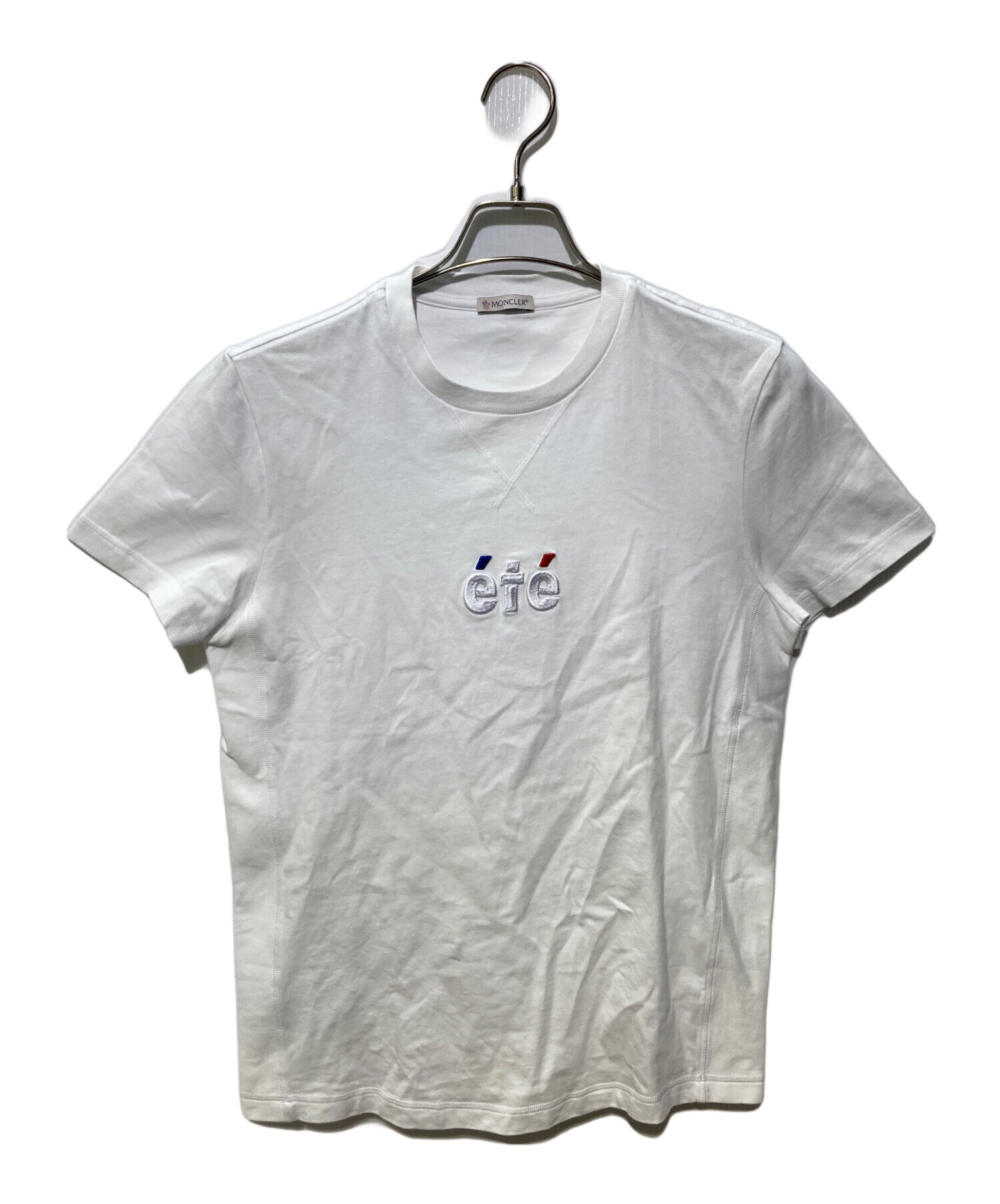 中古・古着通販】MONCLER (モンクレール) MAGLIA T-SHIRT ホワイト 