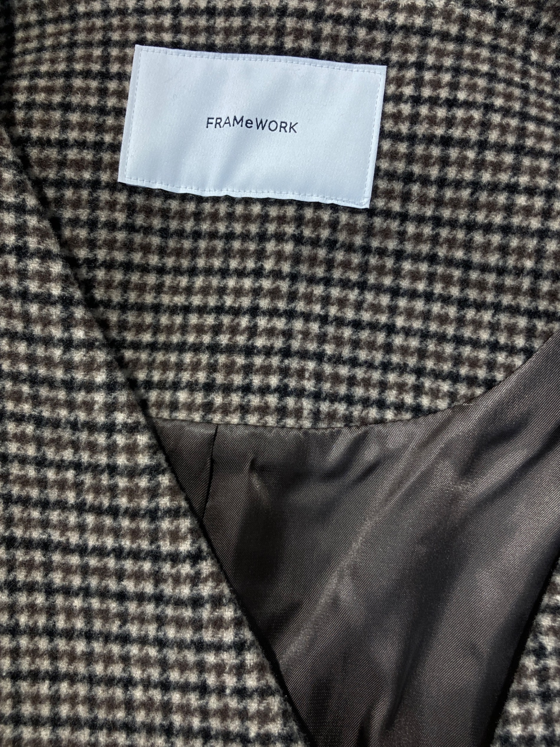 中古・古着通販】FRAMeWORK (フレームワーク) ミニチェックコート