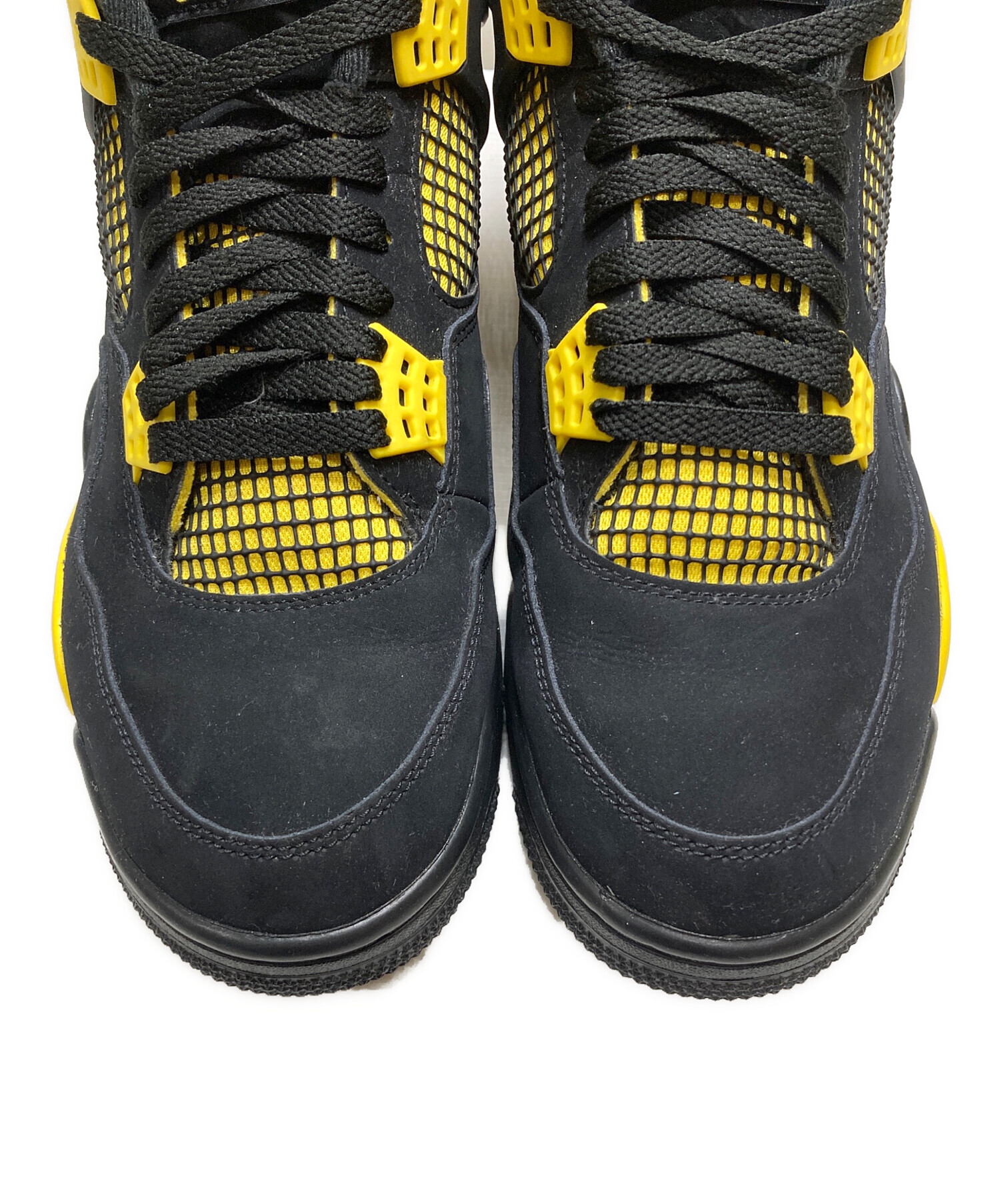 中古・古着通販】NIKE (ナイキ) AIR JORDAN 4 RETRO BLACK/WHITE-TOUR 