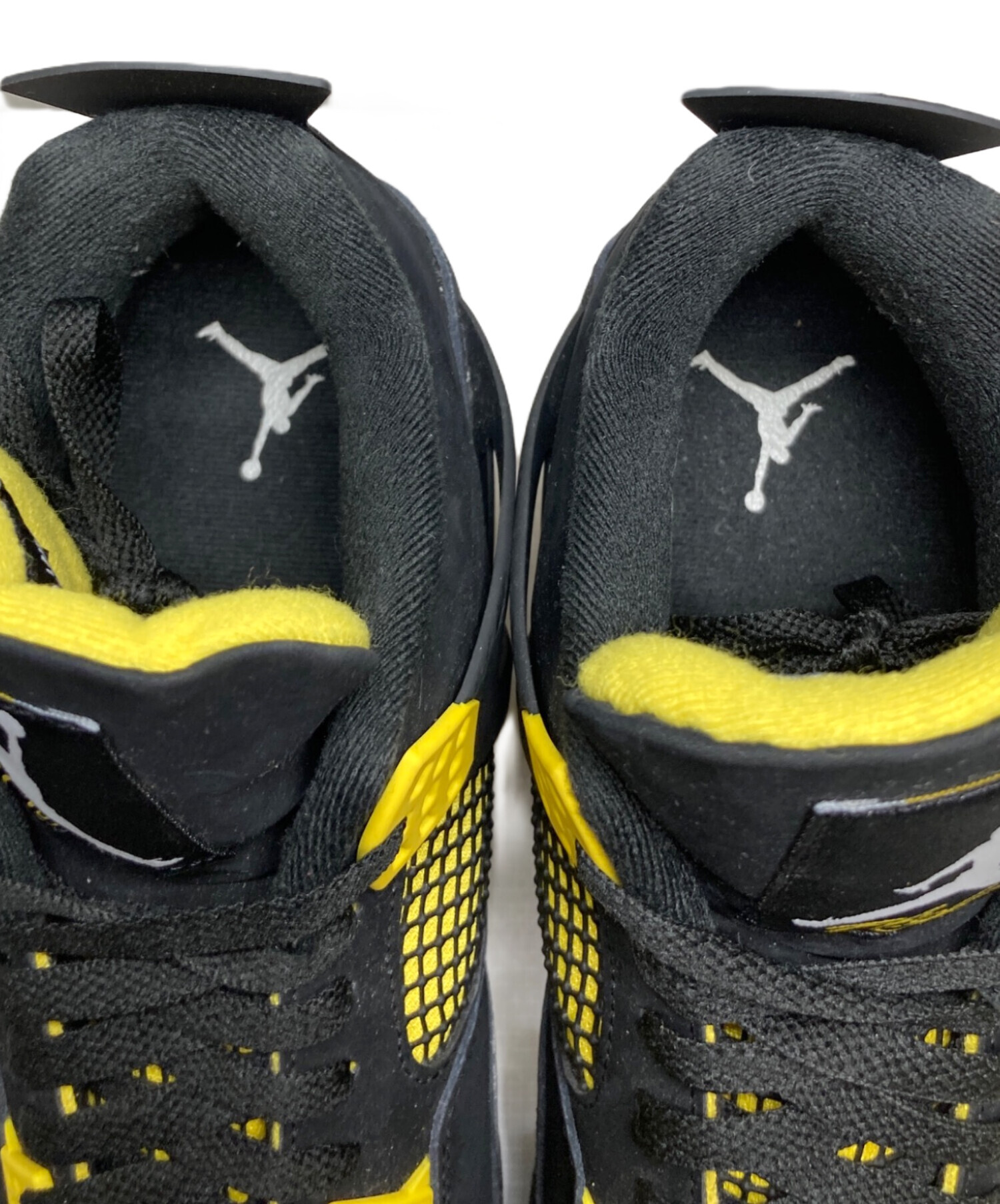 中古・古着通販】NIKE (ナイキ) AIR JORDAN 4 RETRO BLACK/WHITE-TOUR 