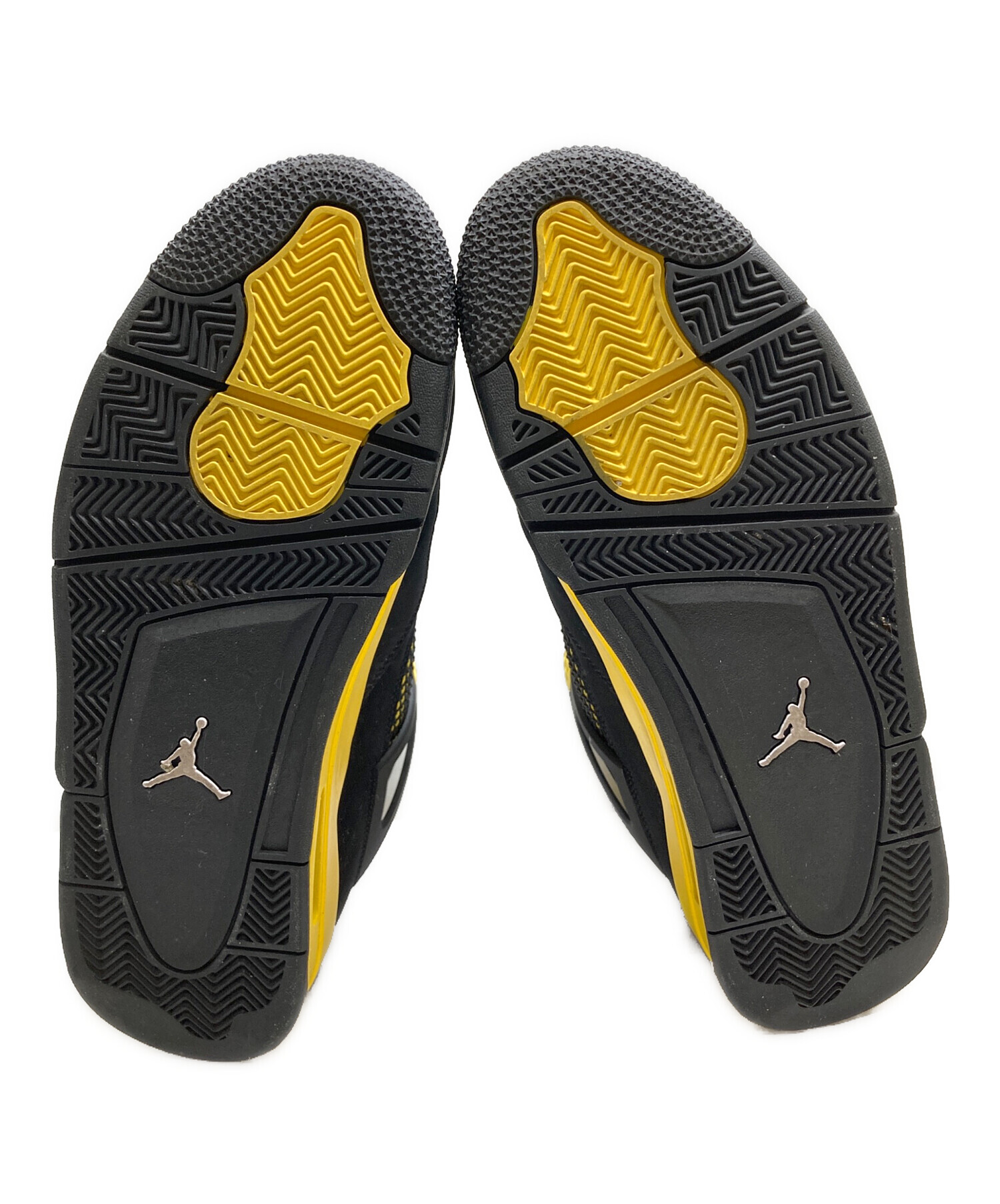 中古・古着通販】NIKE (ナイキ) AIR JORDAN 4 RETRO BLACK/WHITE-TOUR 