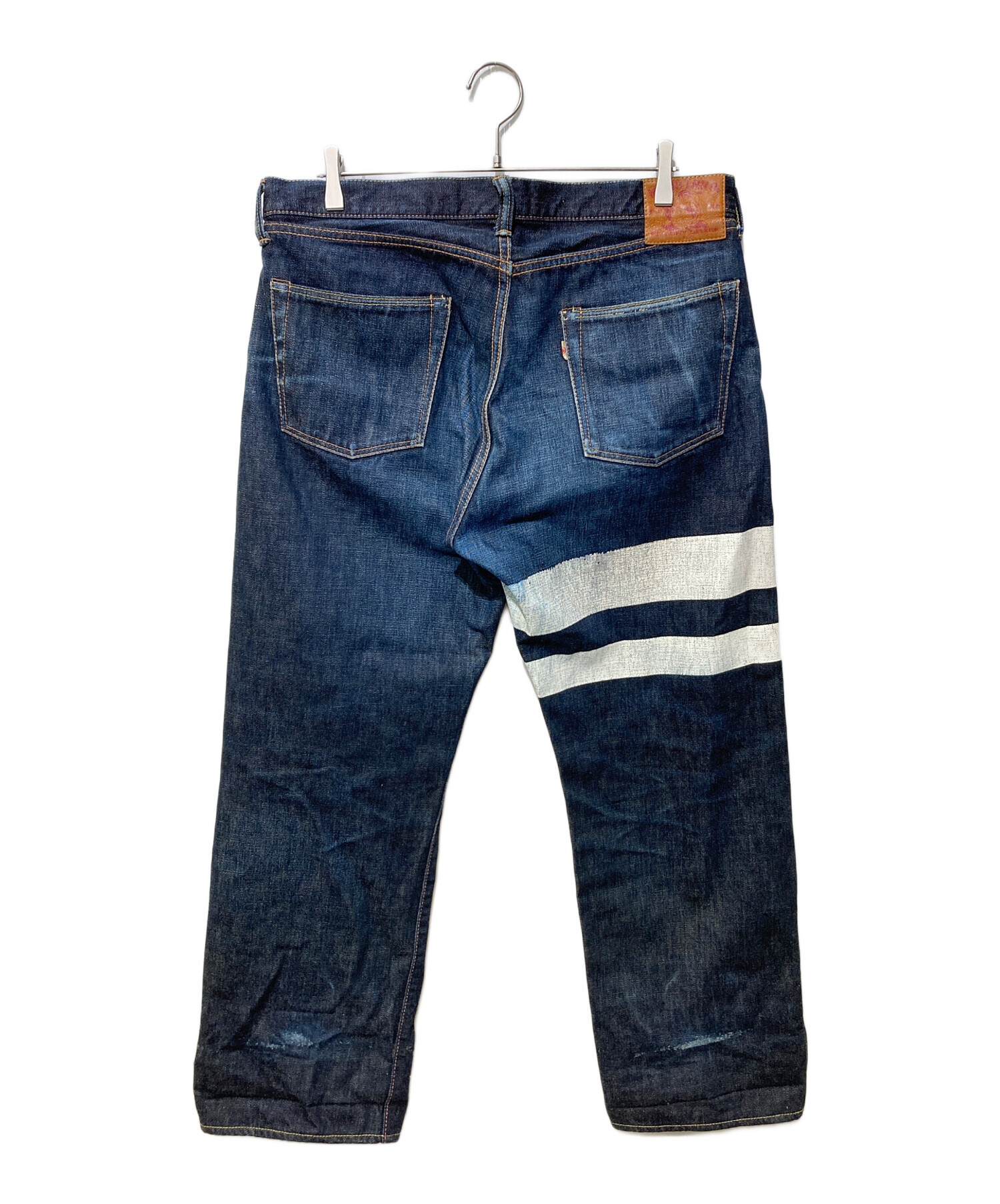 デニムパンツ 使用感 桃太郎ジーンズ W36 出陣レーベル 裾未直し 中古・古着通販】MOMOTARO JEANS (桃太郎ジーンズ) デニムパンツ