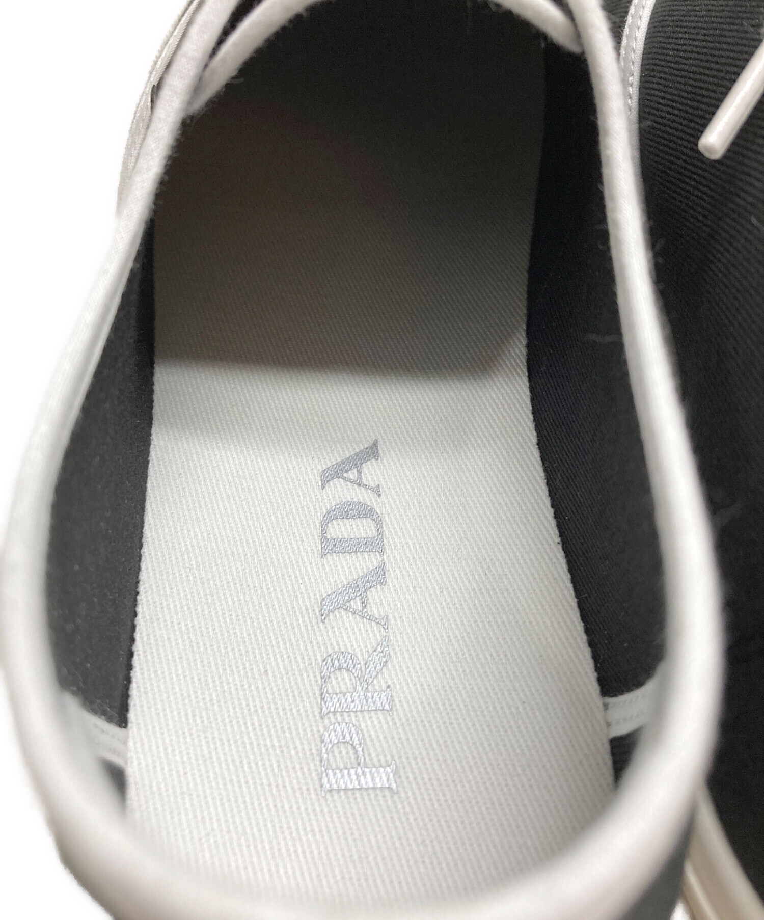 新品未使用 中古・古着通販】PRADA (プラダ) ドリルファブリック スニーカー