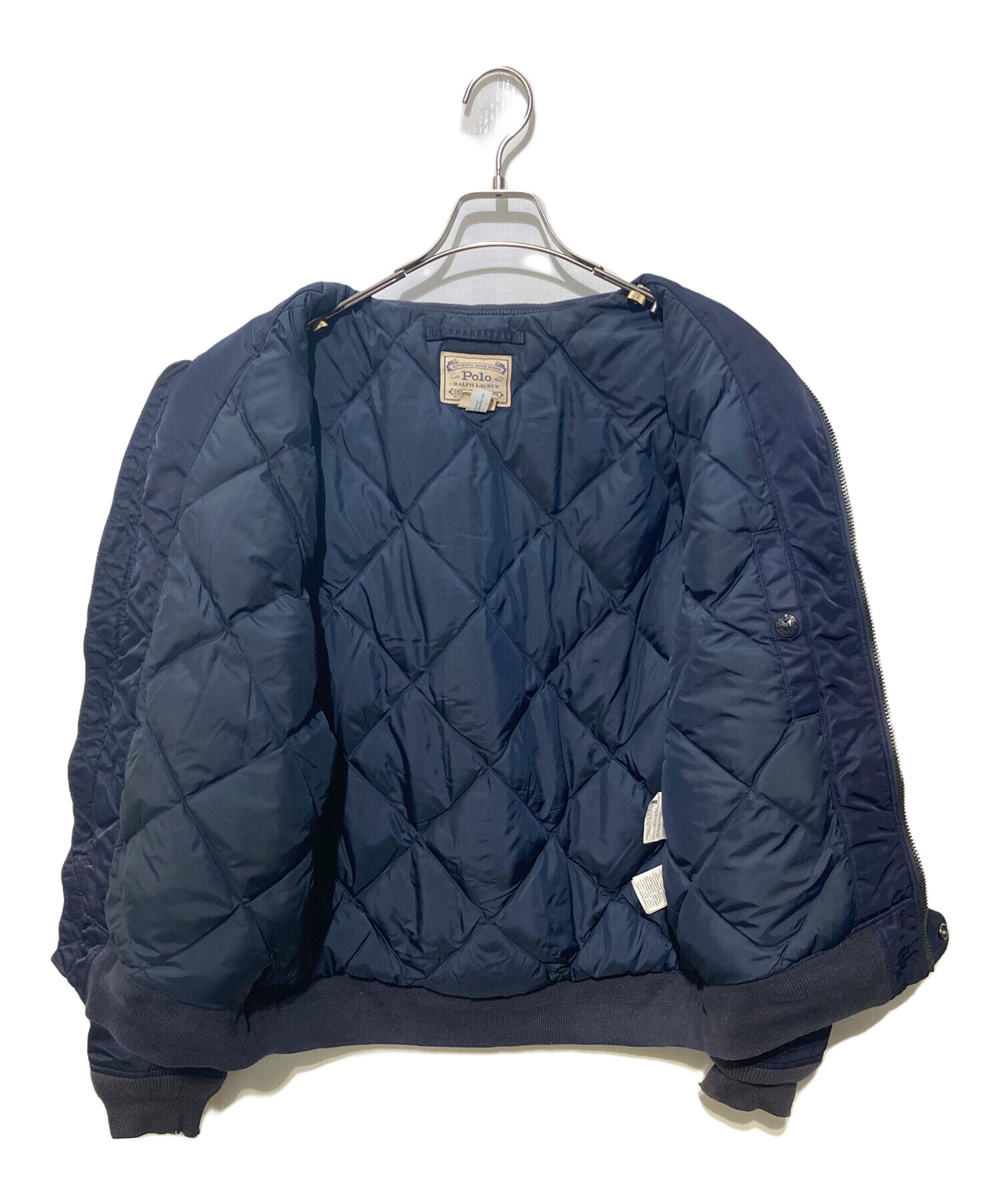 現行品 Polo Ralph Lauren ツイルダウンボンバー ジャケット 中古・古着通販】POLO RALPH LAUREN (ポロ・ラルフローレン) ツイル