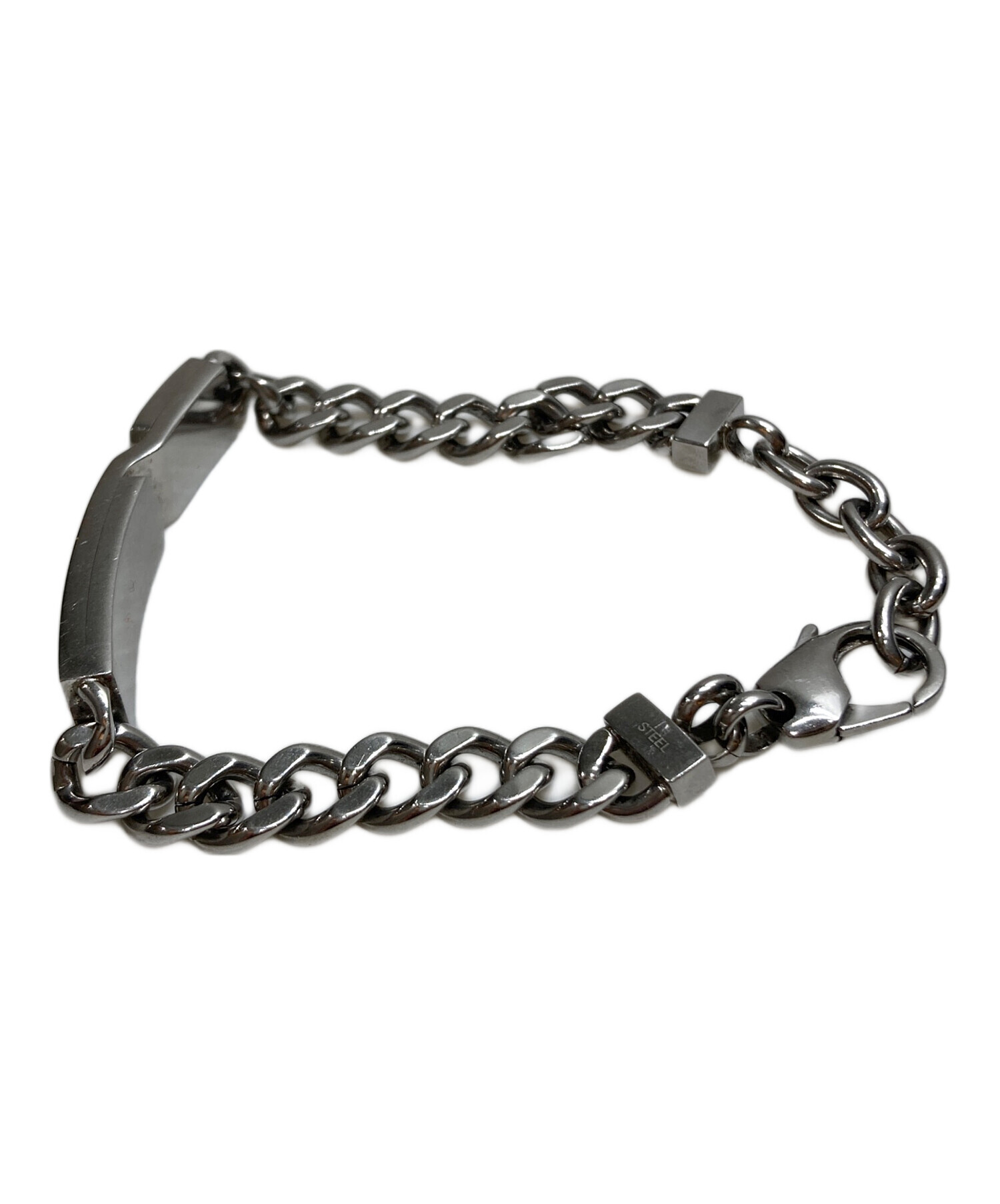 中古・古着通販】DIESEL (ディーゼル) ブレスレット シルバー