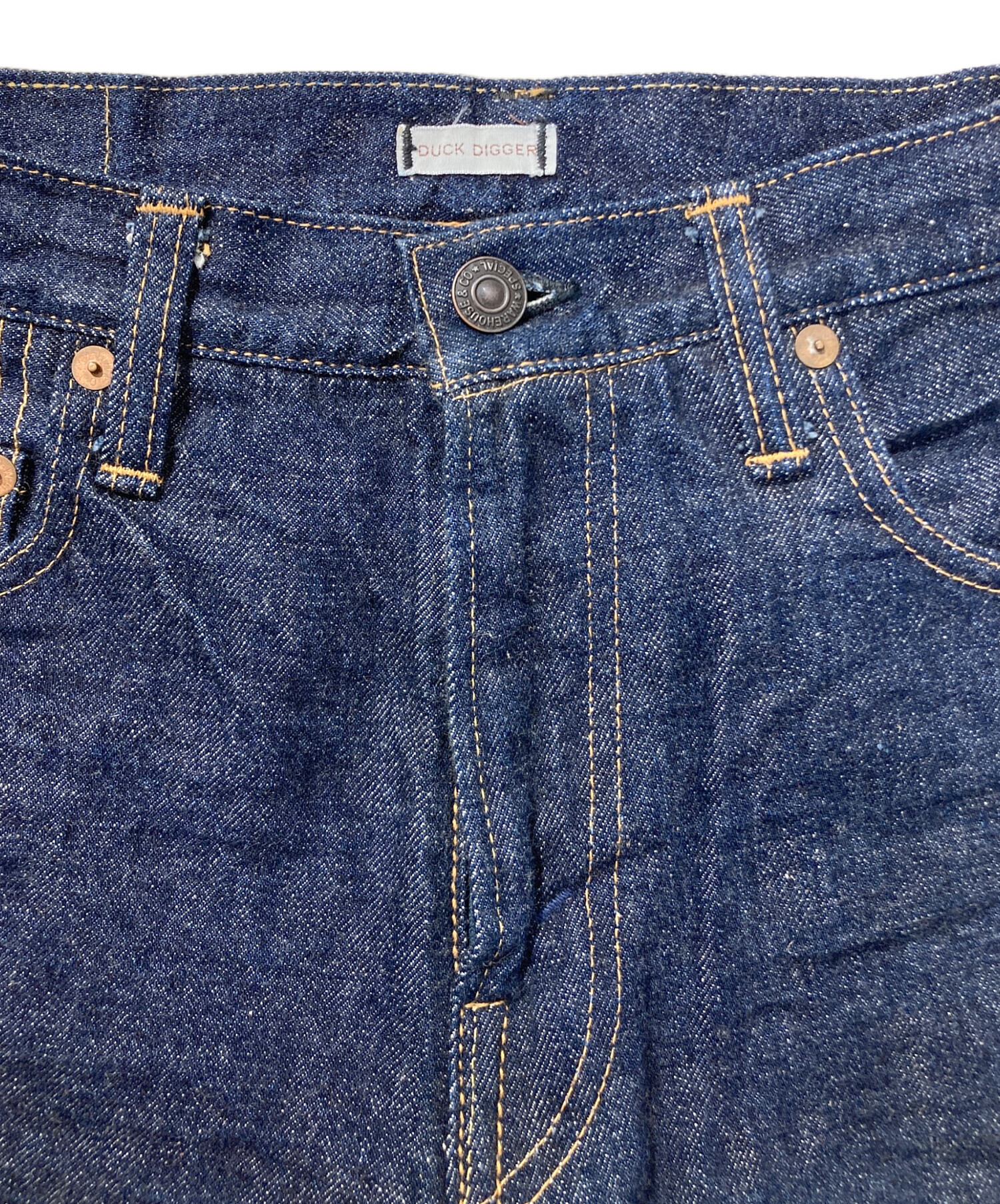 中古・古着通販】WAREHOUSE (ウエアハウス) デニムハーフパンツ