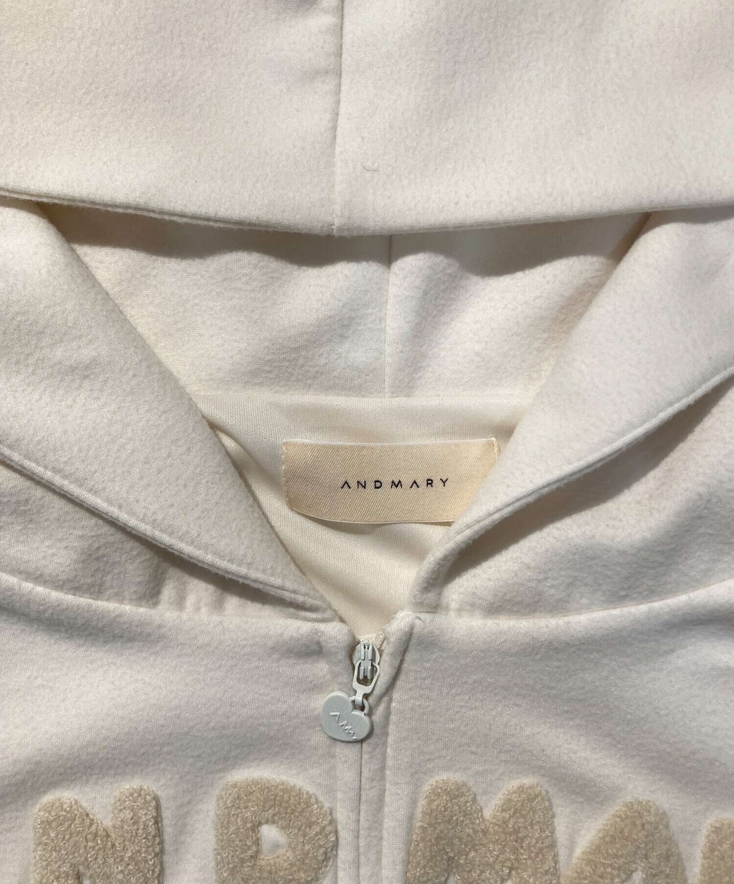 中古・古着通販】ANDMARY (アンドマリー) Mary logo hoodie dress