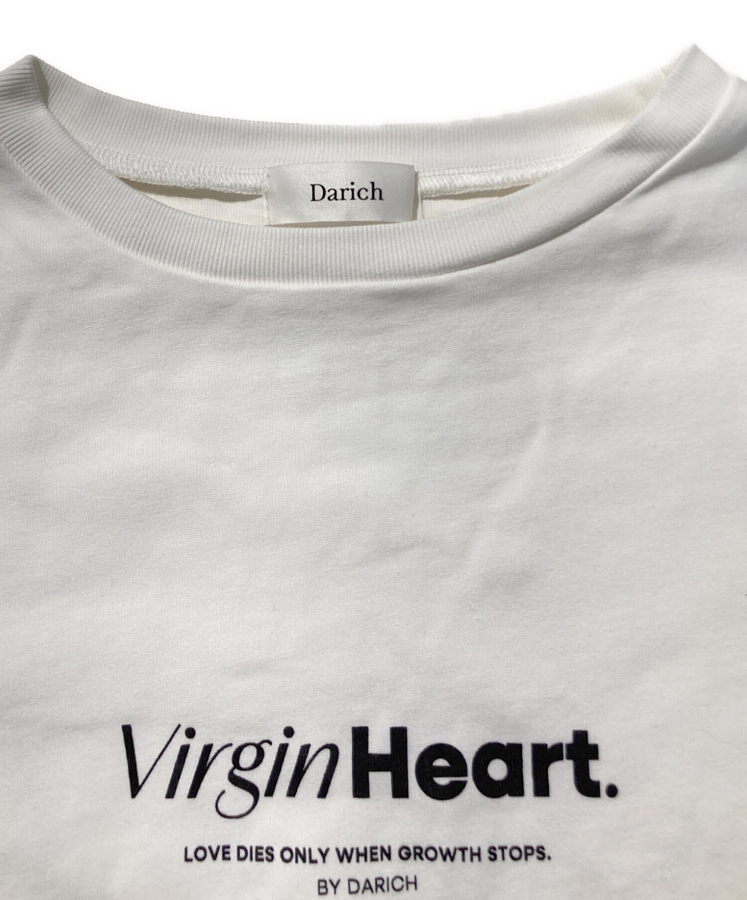 中古・古着通販】Darich (ダーリッチ) ハートモチーフロングTシャツ 中古・古着通販】Darich (ダーリッチ) ハートモチーフロングTシャツ