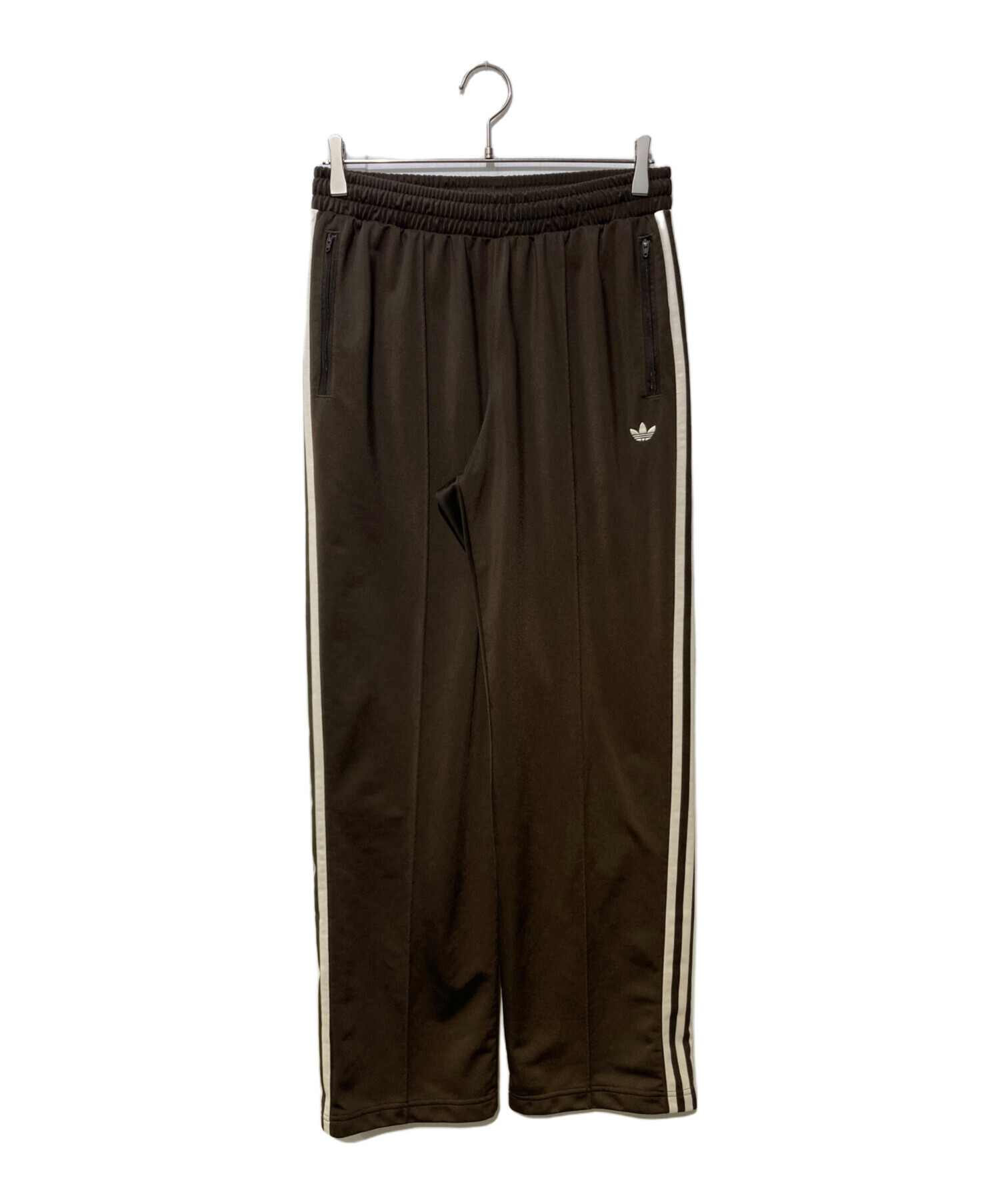 古着adidas トラックパンツ ブラウン　フレア　万国旗タグ90s80s00s 古着adidas トラックパンツ ブラウン フレア 万国旗タグ90s80s00s