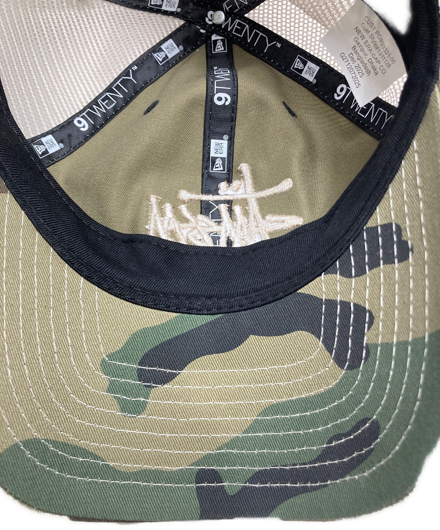 中古・古着通販】stussy (ステューシー) New Era (ニューエラ) カモ柄