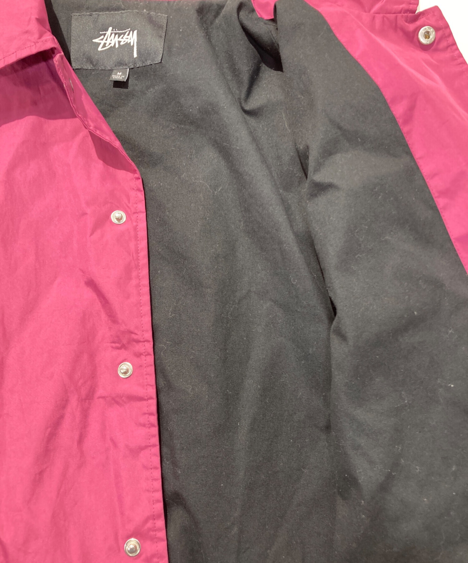 中古・古着通販】stussy (ステューシー) コーチジャケット パープル