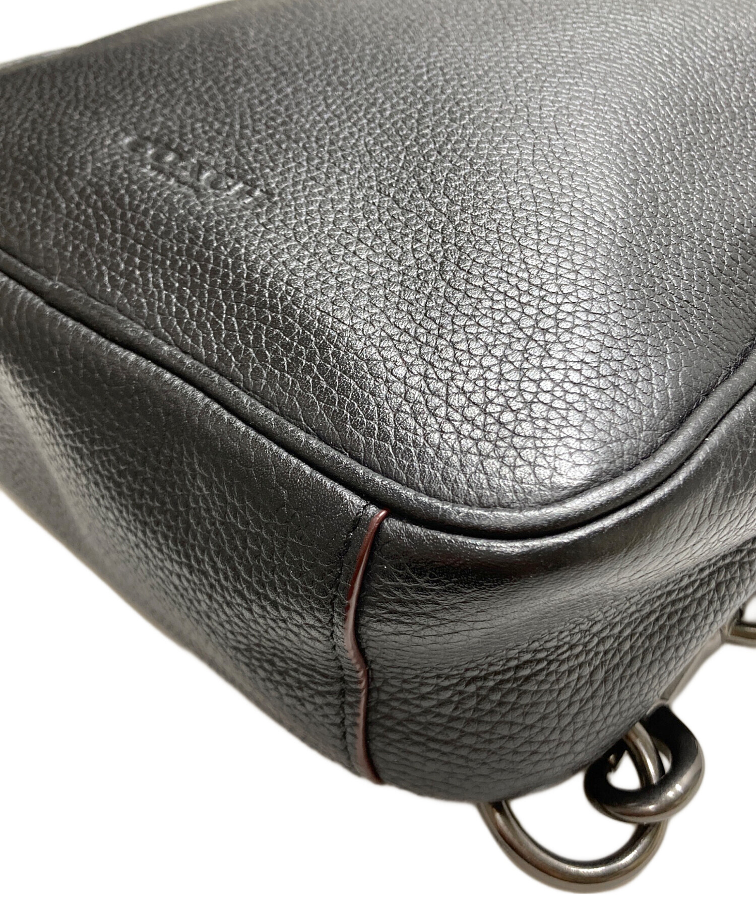 【ほぼ未使用！美品】COACH ボディバッグ 中古・古着通販】COACH (コーチ) ボディバッグ ブラック｜ブランド