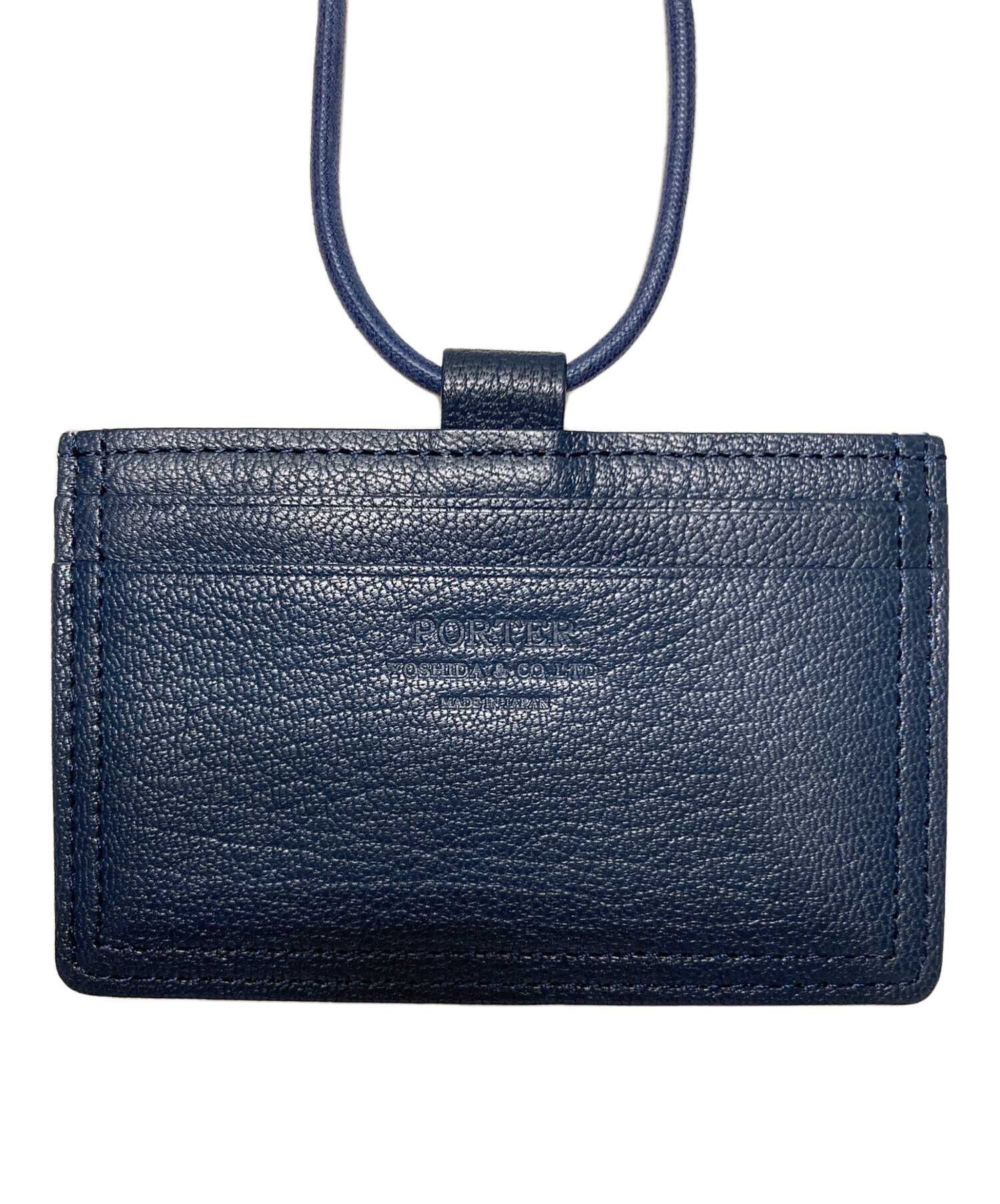 【新品未使用品】PORTER ネイビー ケース 2個セット 中古・古着通販】PORTER (ポーター) ダブルIDケース ネイビー