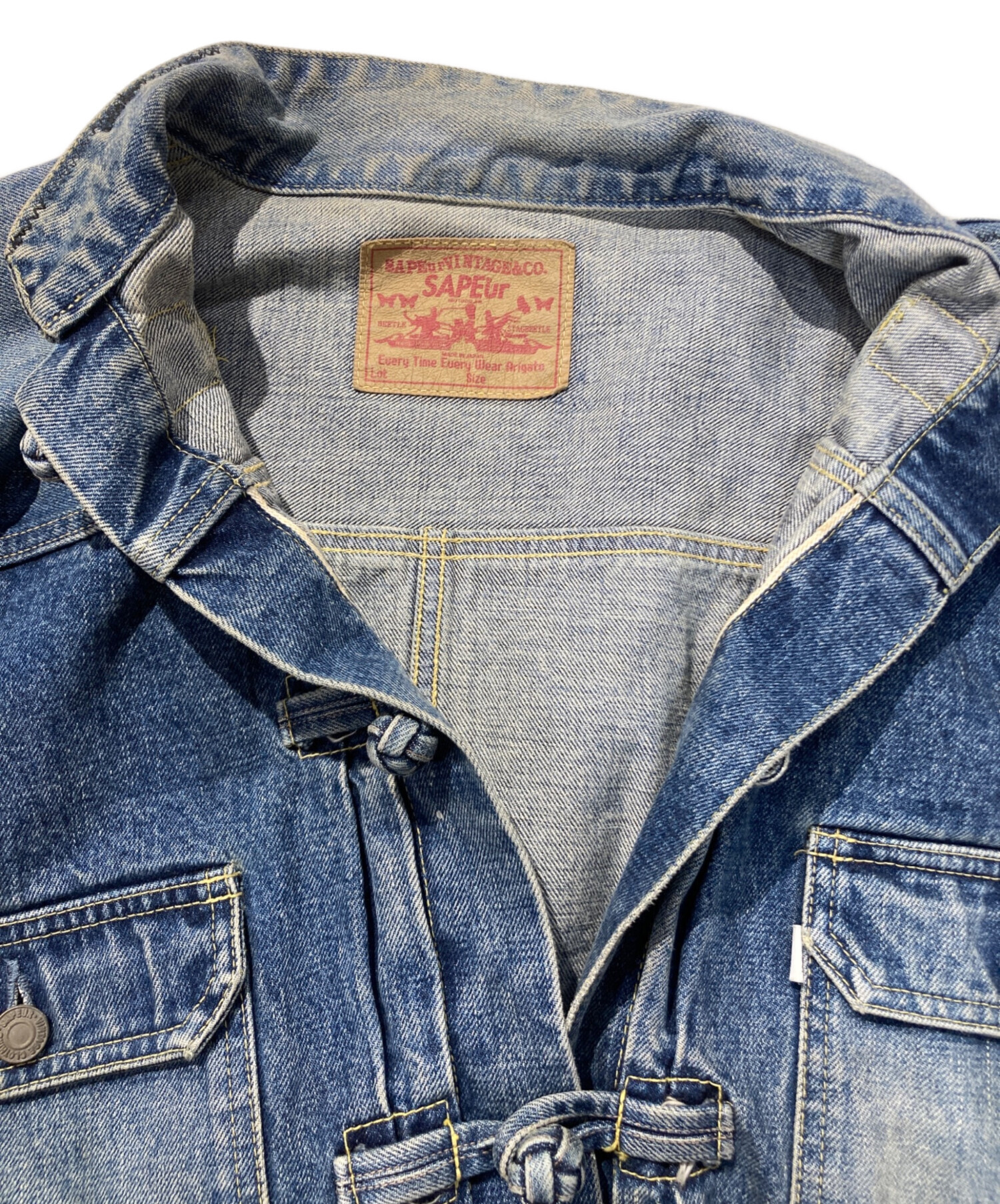 中古・古着通販】SAPEur (サプール) チャイナボタンデニムジャケット