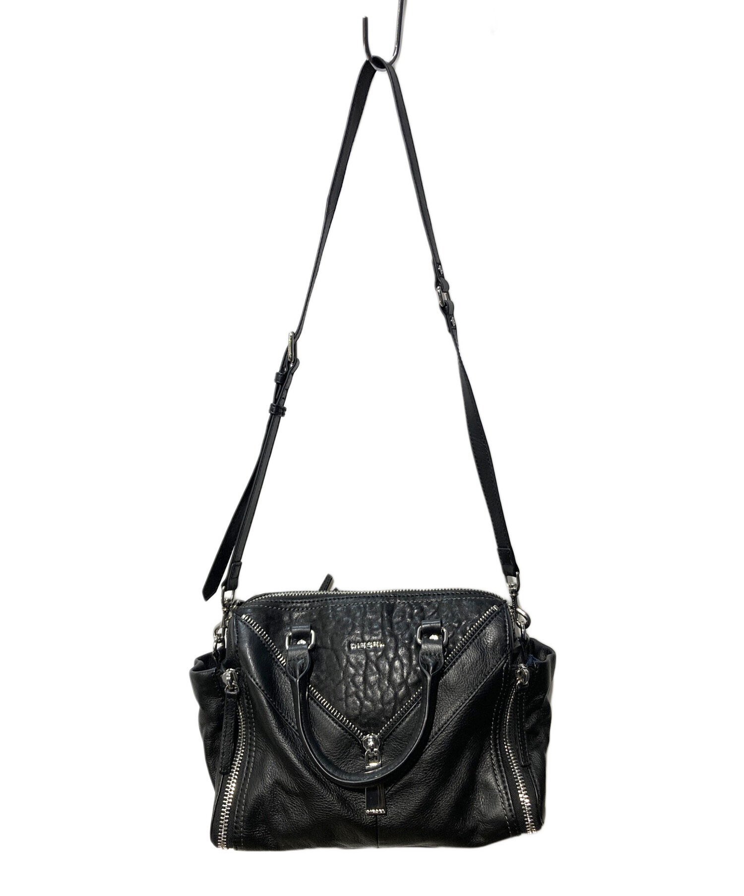 中古・古着通販】DIESEL (ディーゼル) LE ZIPPER 2WAYバッグ ブラック 