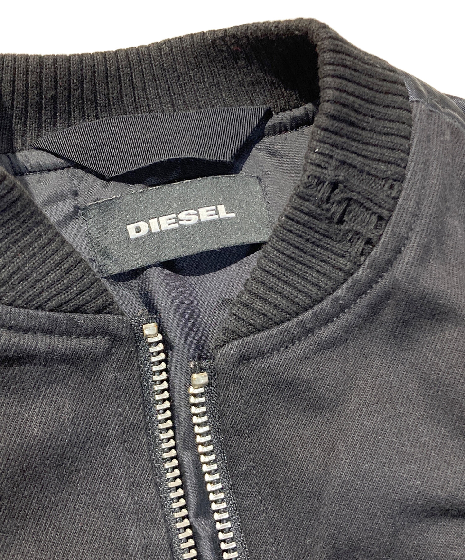 中古・古着通販】DIESEL (ディーゼル) デニム切替MA-1ジャケット