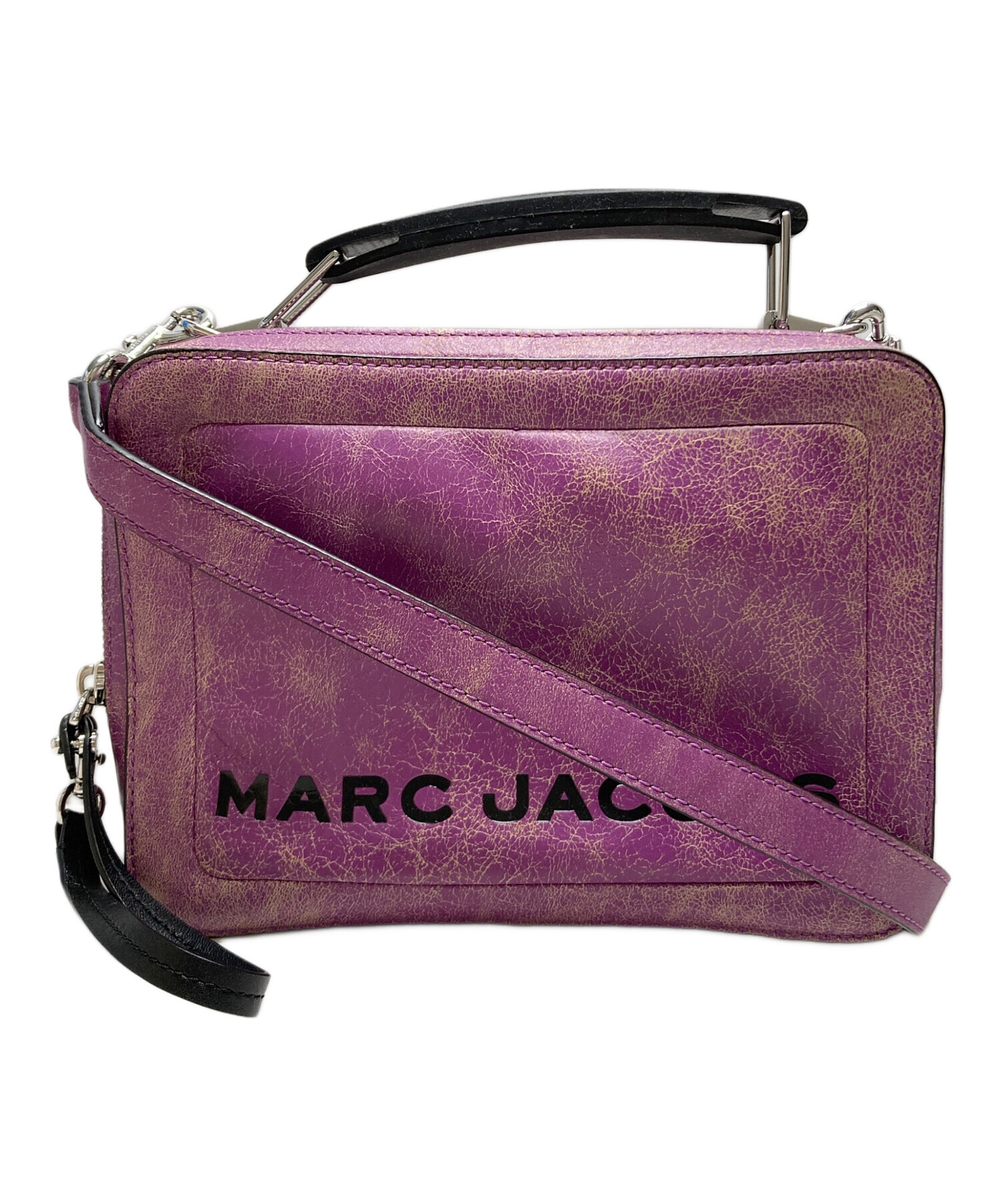 MARC JACOBS ニット・セーター S 紫x黒xピンク系(総柄) 【古着】【中古】 中古・古着通販】MARC JACOBS (マークジェイコブス) VINTAGE THE BOX