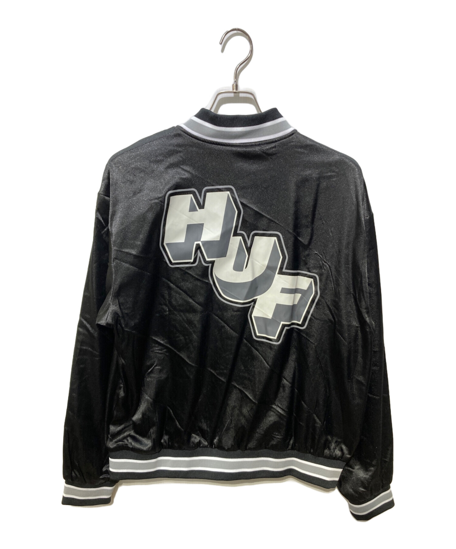 中古・古着通販】HUF (ハフ) ブルゾン ブラック サイズ:M｜ブランド 