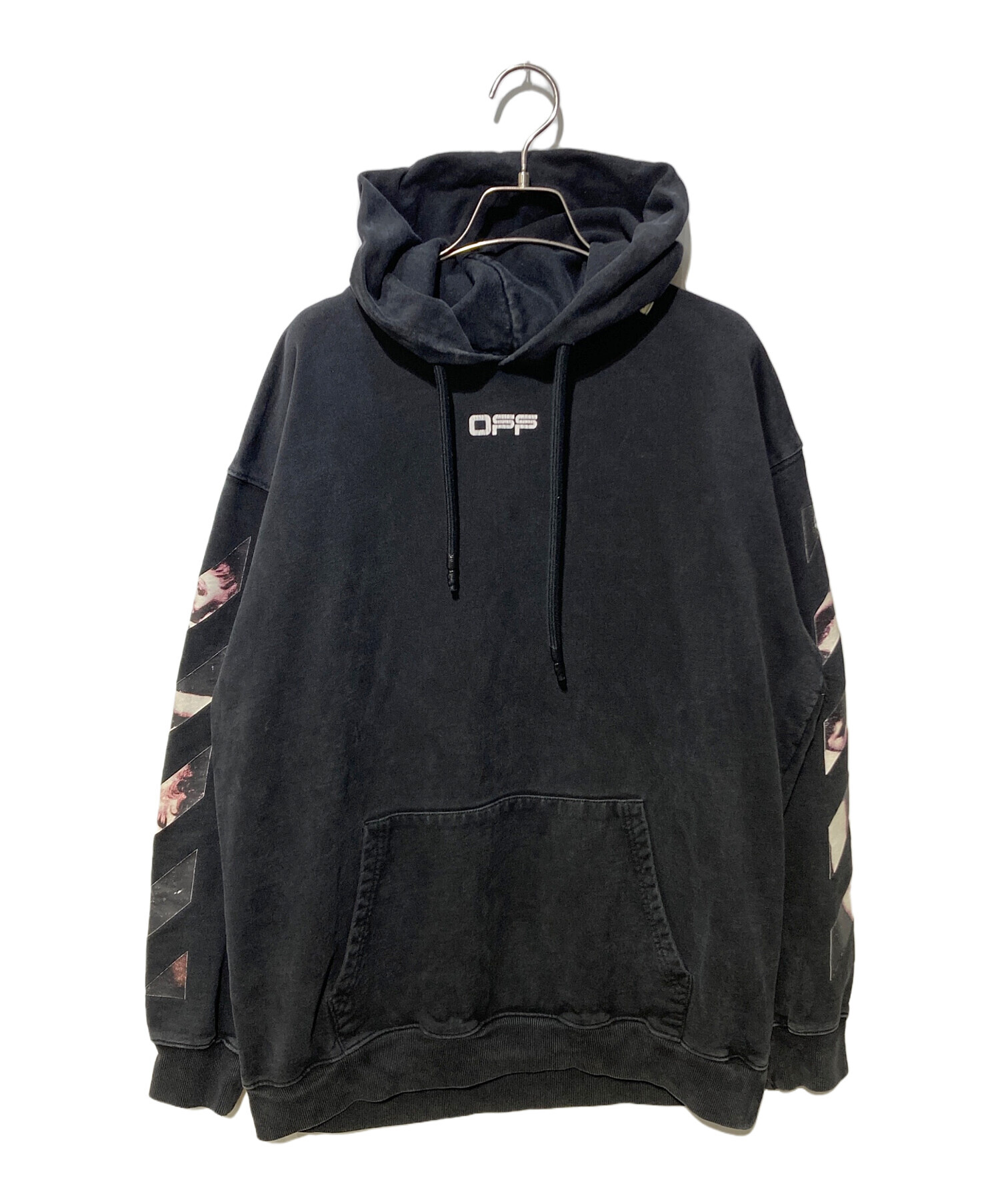 中古・古着通販】OFFWHITE (オフホワイト) プルオーバーパーカー 