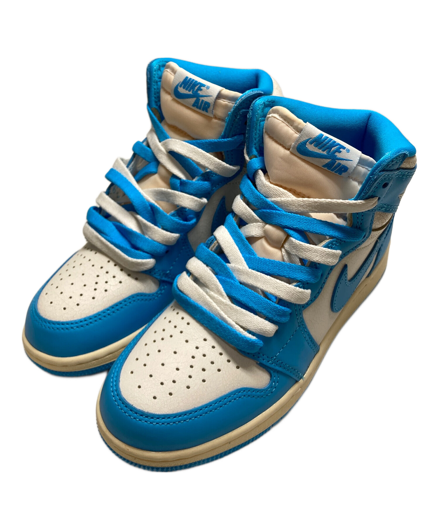 中古・古着通販】NIKE (ナイキ) AIR JORDAN 1 RETRO HIGH OG GS ブルー 