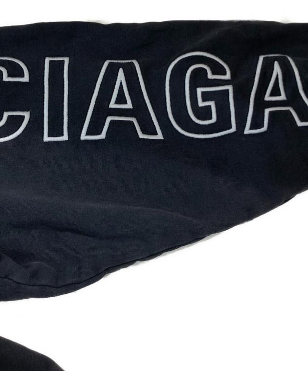 中古・古着通販】BALENCIAGA (バレンシアガ) ロゴ刺繍オーバーサイズ