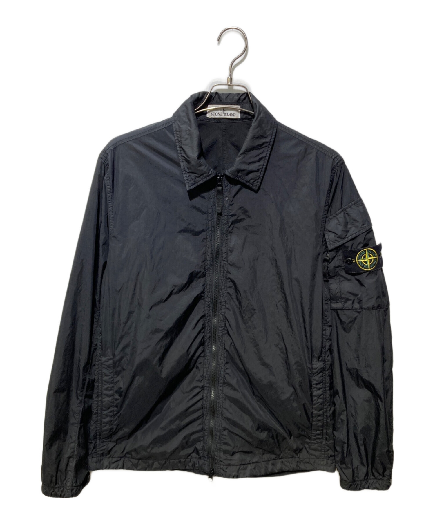 ワッペンナイロン 中綿 ジャケットCERTILOGOなし 中古・古着通販】STONE ISLAND (ストーンアイランド) ロゴワッペン