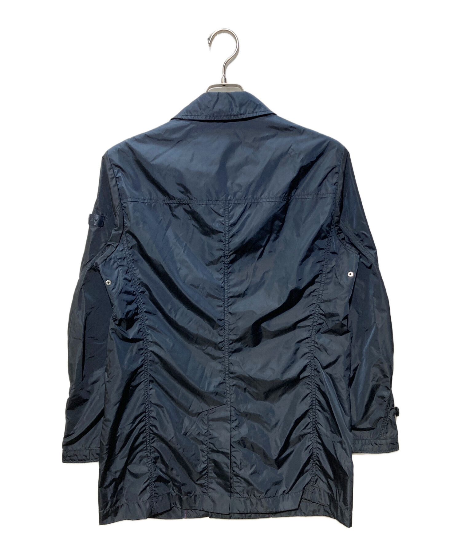 中古・古着通販】PEUTEREY (ピューテリー) ナイロンコート ネイビー 